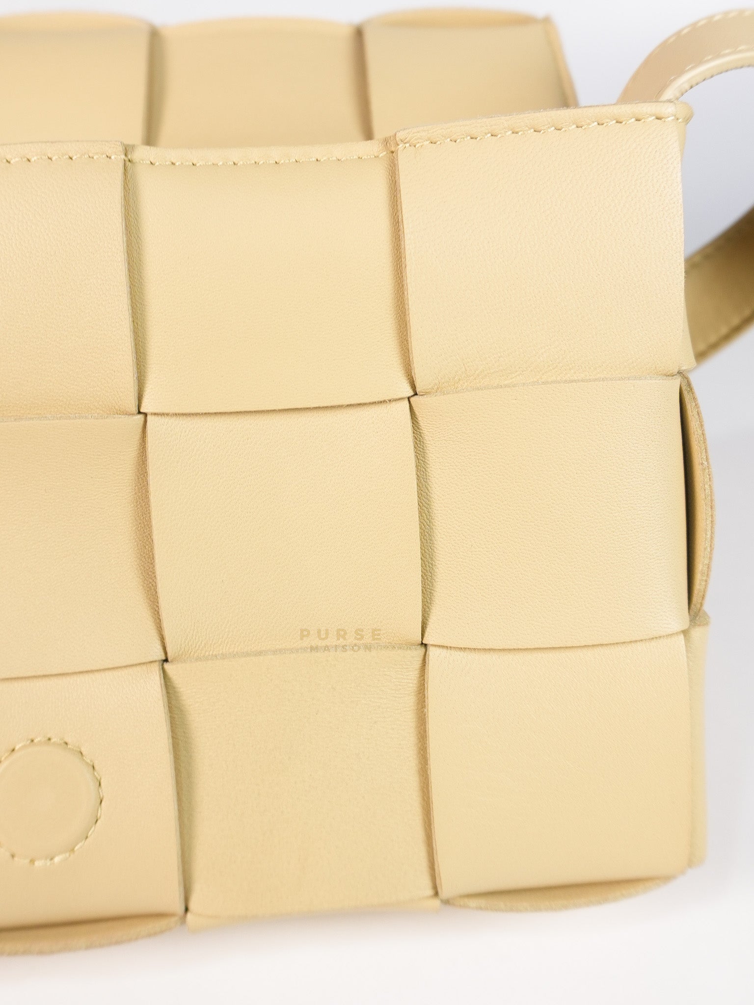 Casette Small Intrecciato Macaroon Leather Crossbody Bag | Purse Maison Luxury Bags Shop