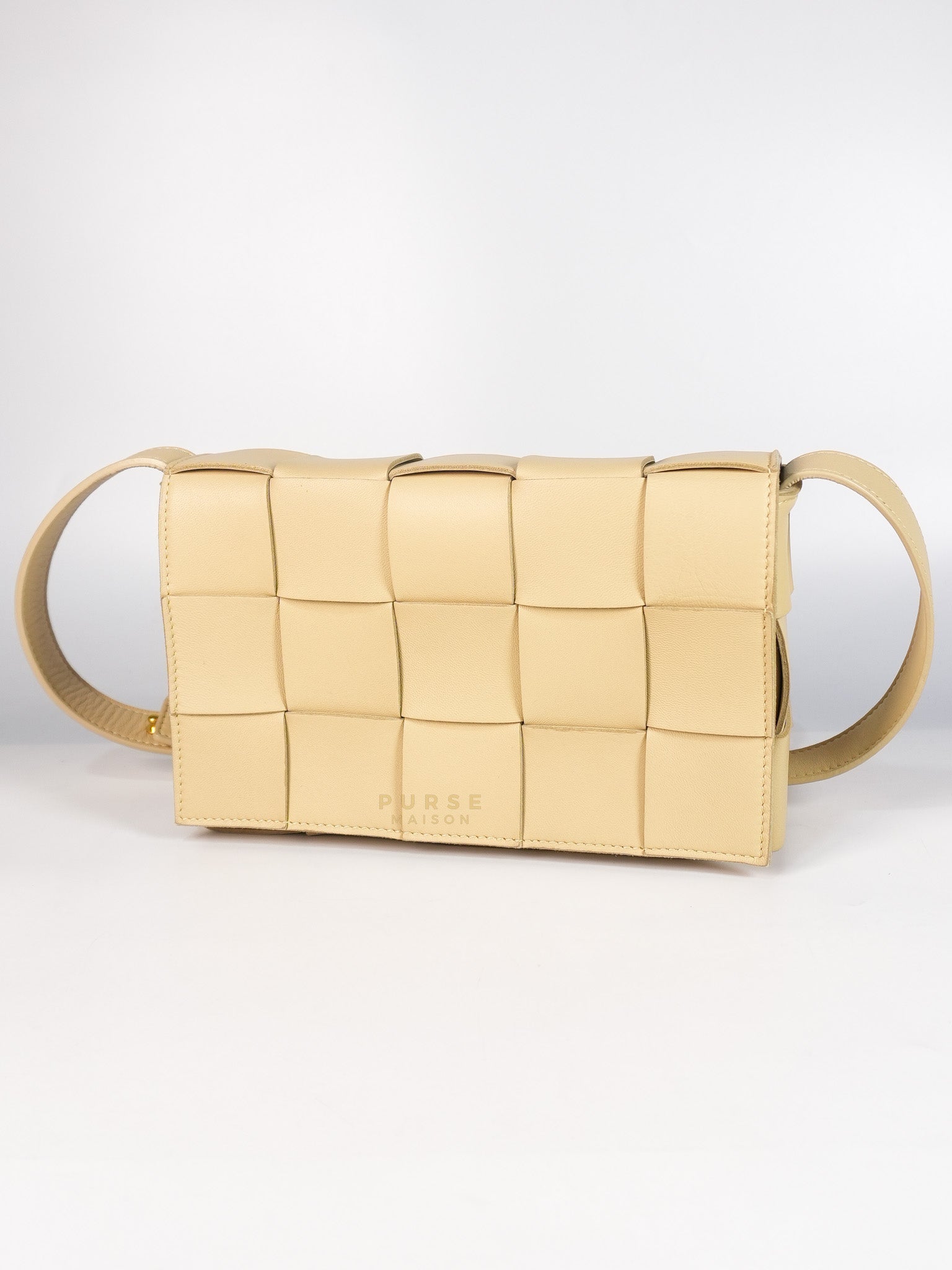 Casette Small Intrecciato Macaroon Leather Crossbody Bag | Purse Maison Luxury Bags Shop