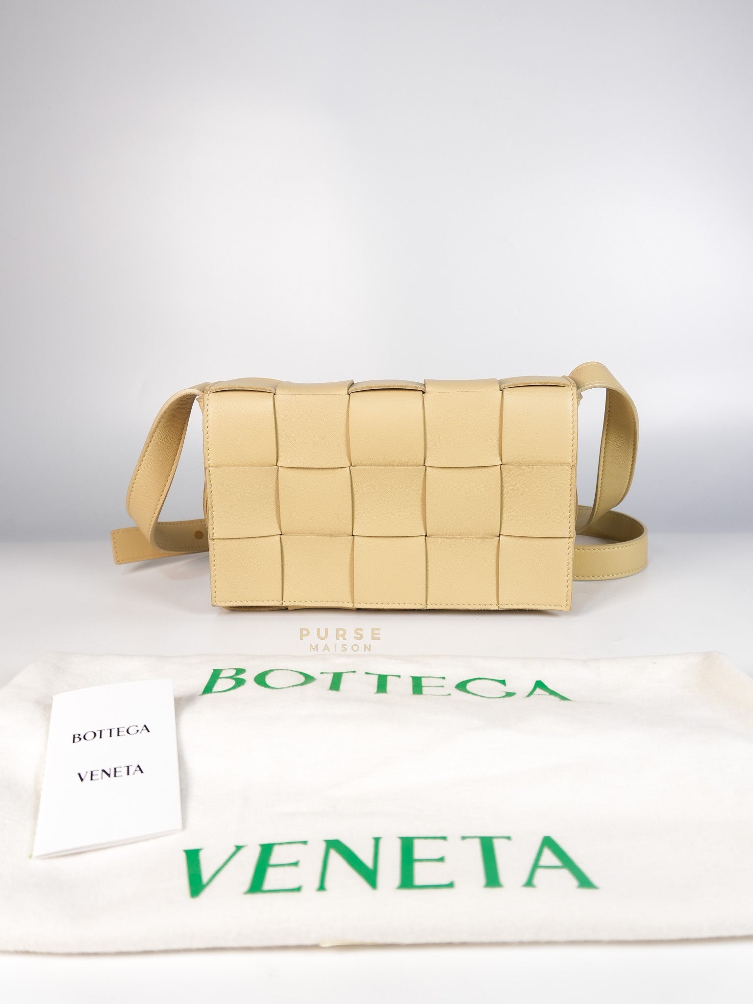 Casette Small Intrecciato Macaroon Leather Crossbody Bag | Purse Maison Luxury Bags Shop