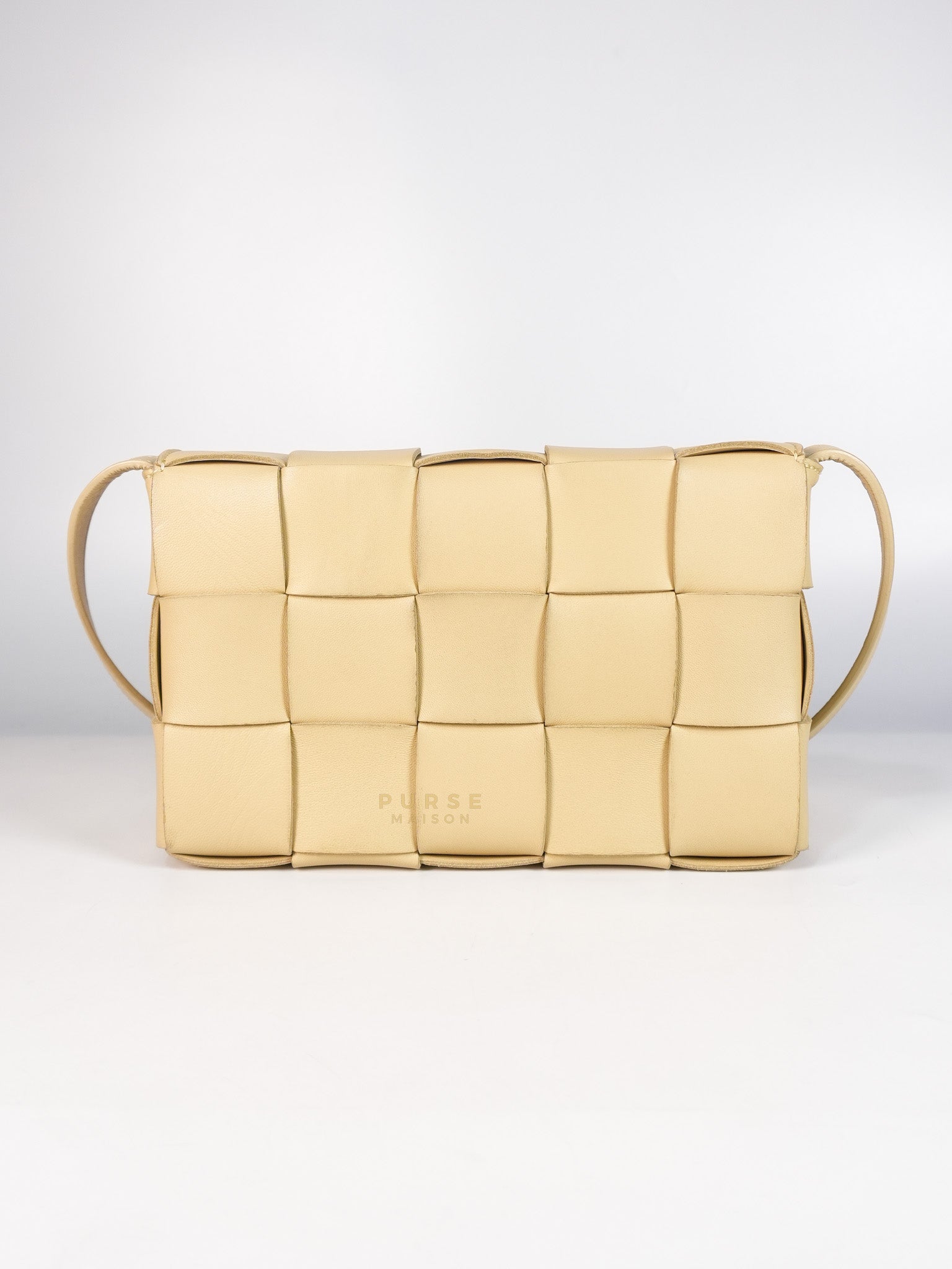 Casette Small Intrecciato Macaroon Leather Crossbody Bag | Purse Maison Luxury Bags Shop