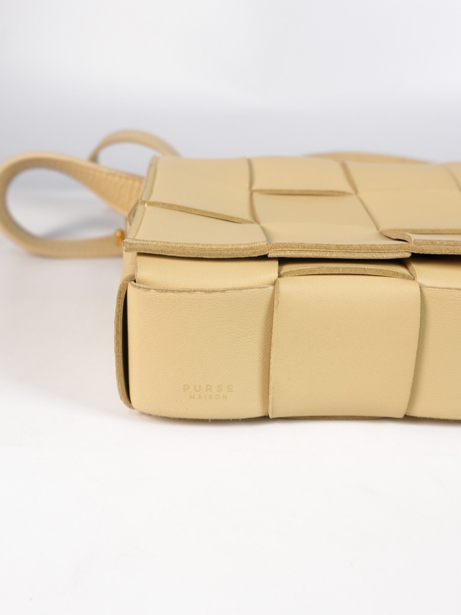 Casette Small Intrecciato Macaroon Leather Crossbody Bag | Purse Maison Luxury Bags Shop
