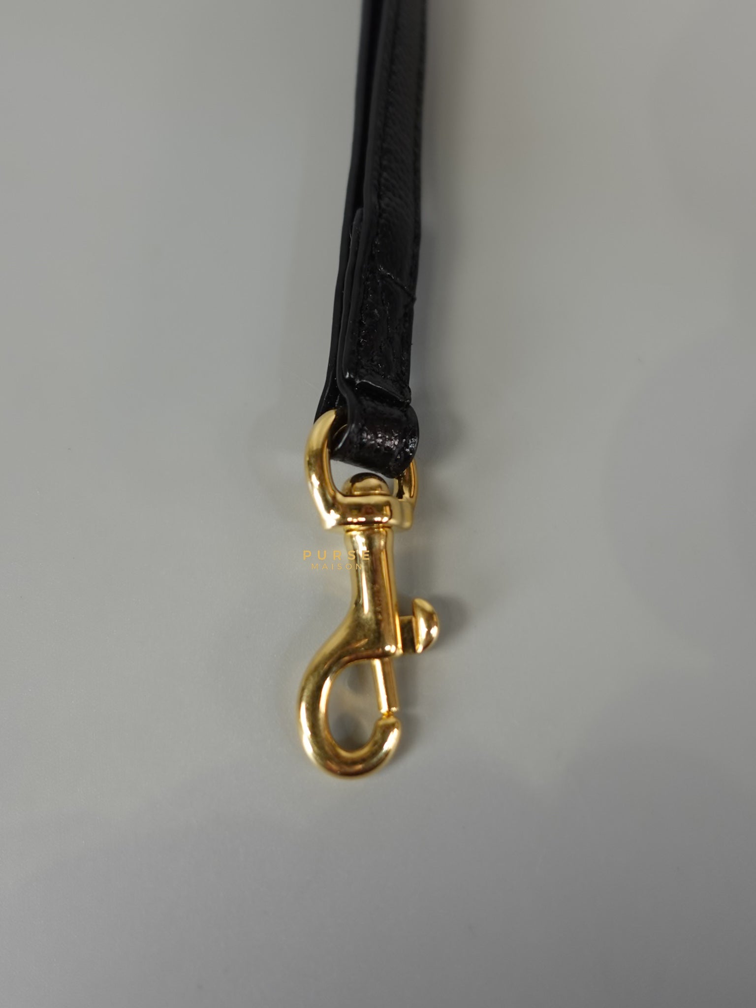 Cassandre Matelasśe Flap Clutch in Black and Gold Hardware | Purse Maison Luxury Bags Shop