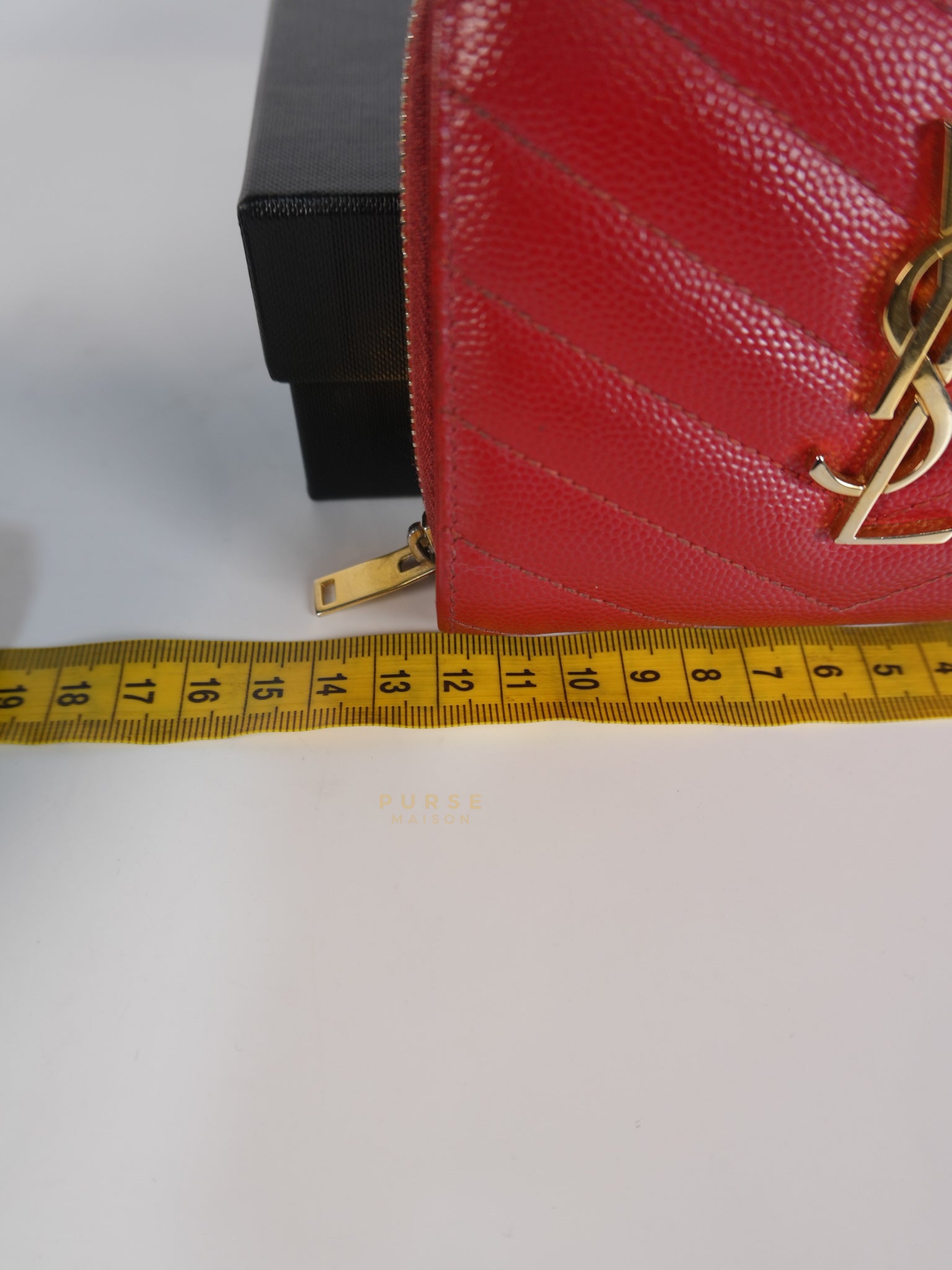 Cassandre Matelasse Red Compact Bifold Wallet | Purse Maison Luxury Bags Shop