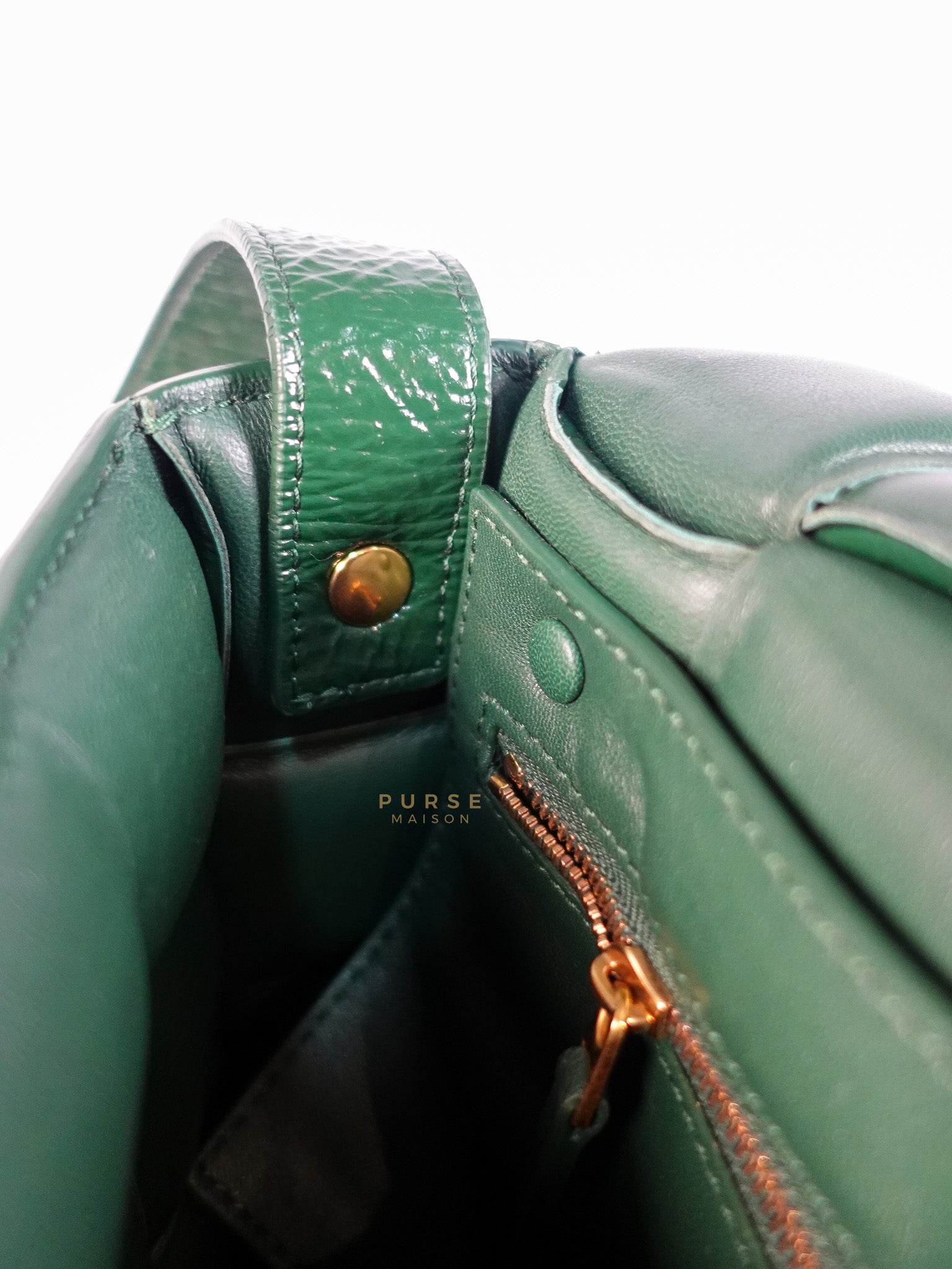 Cassette Padded Green Intercciato Crossbody Bag | Purse Maison Luxury Bags Shop