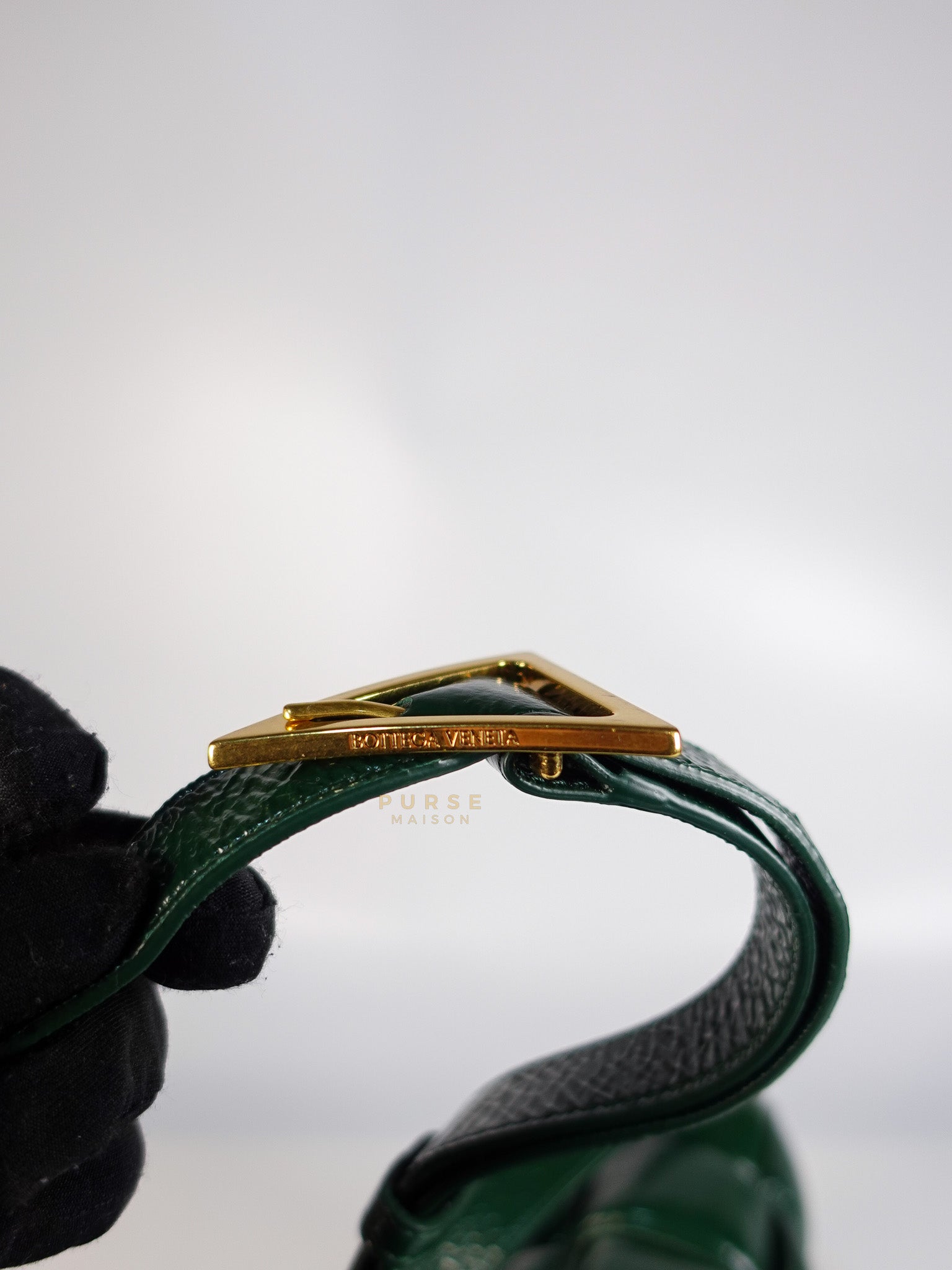Cassette Padded Green Intercciato Crossbody Bag | Purse Maison Luxury Bags Shop