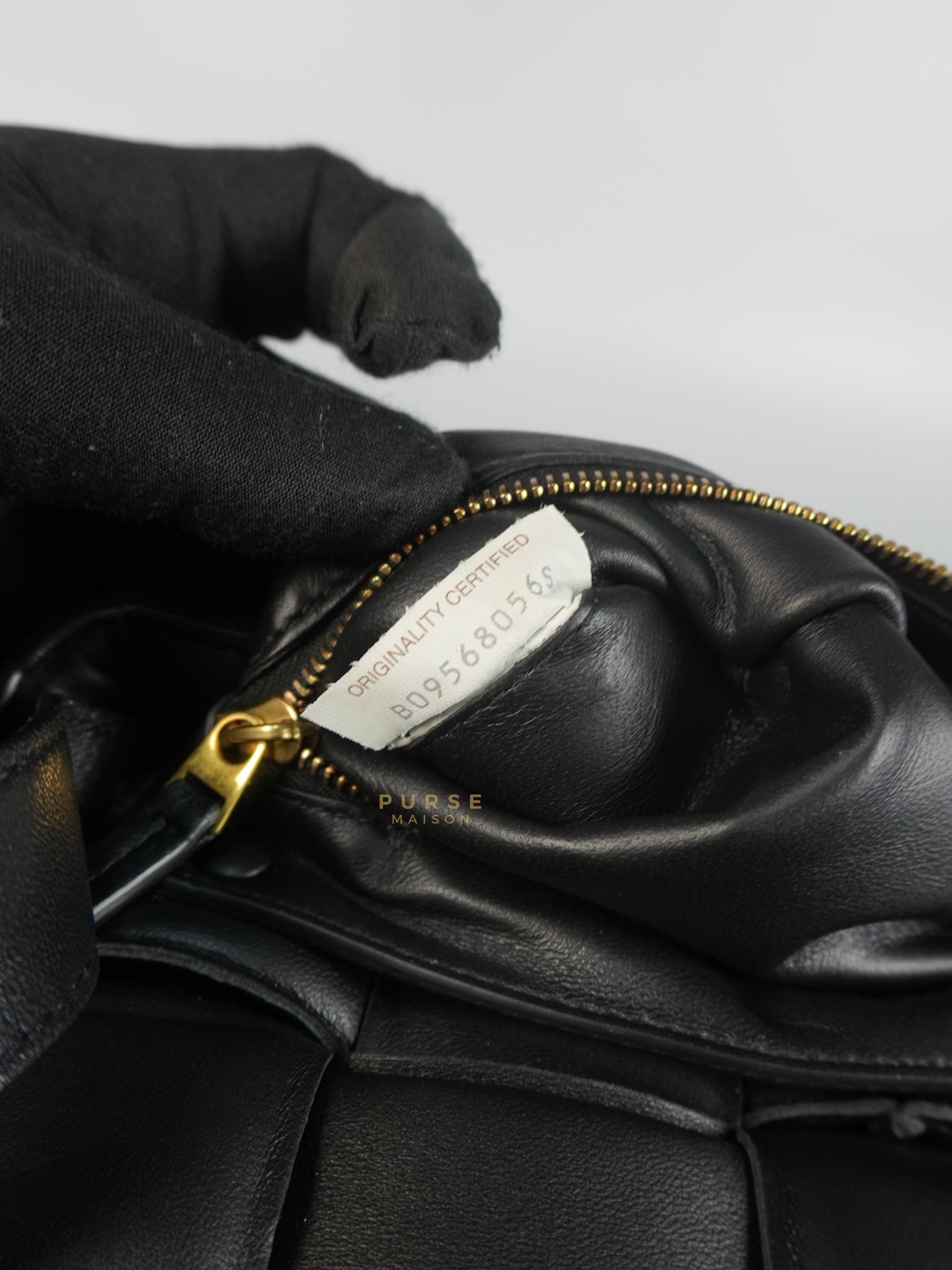 Cassette Padded in Black Small Intrecciato Leather Crossbody Bag | Purse Maison Luxury Bags Shop