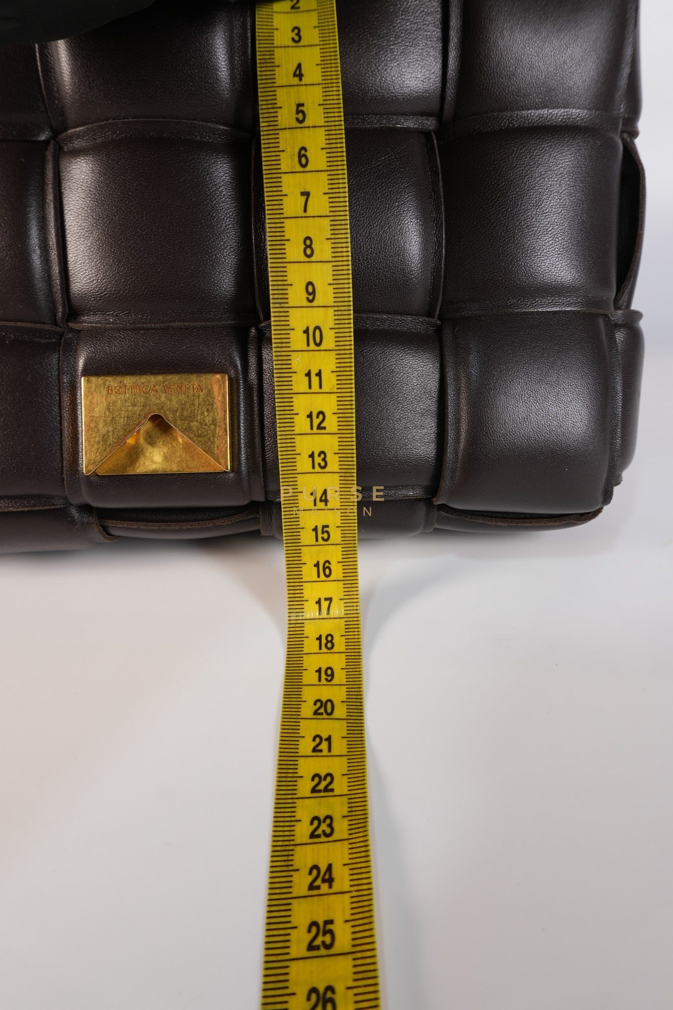 Cassette Padded in Brown Intrecciato Leather Crossbody Bag | Purse Maison Luxury Bags Shop