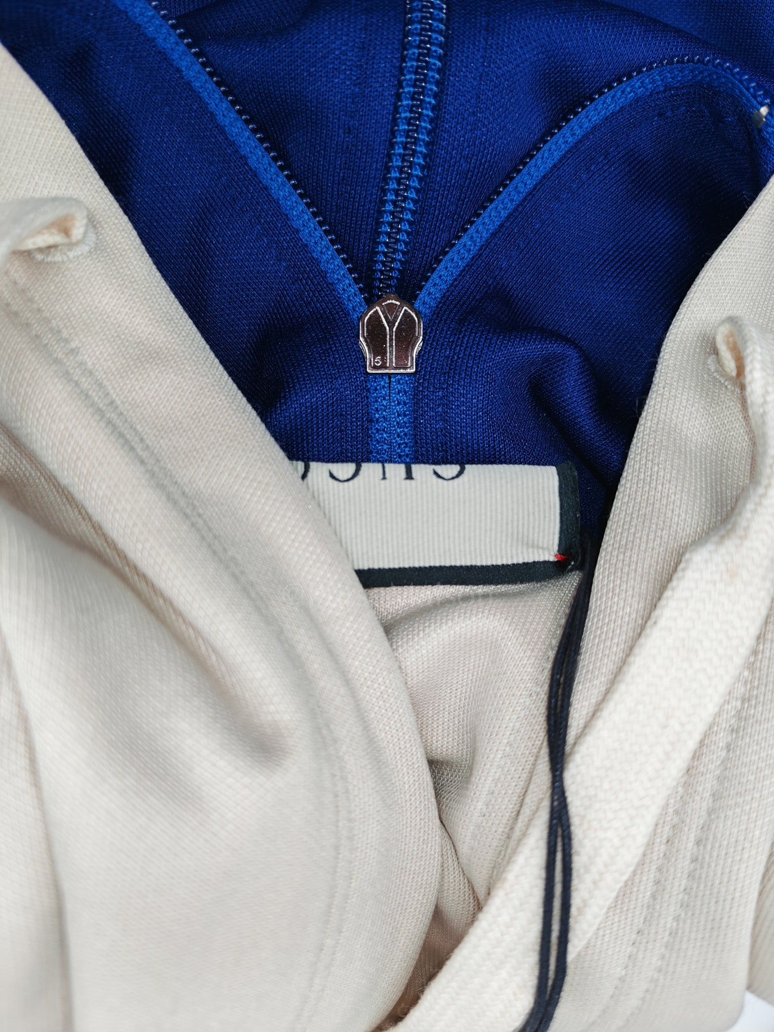 Casual GG Logo Hoodie in Blue Size XL | Purse Maison Luxury Bags Shop