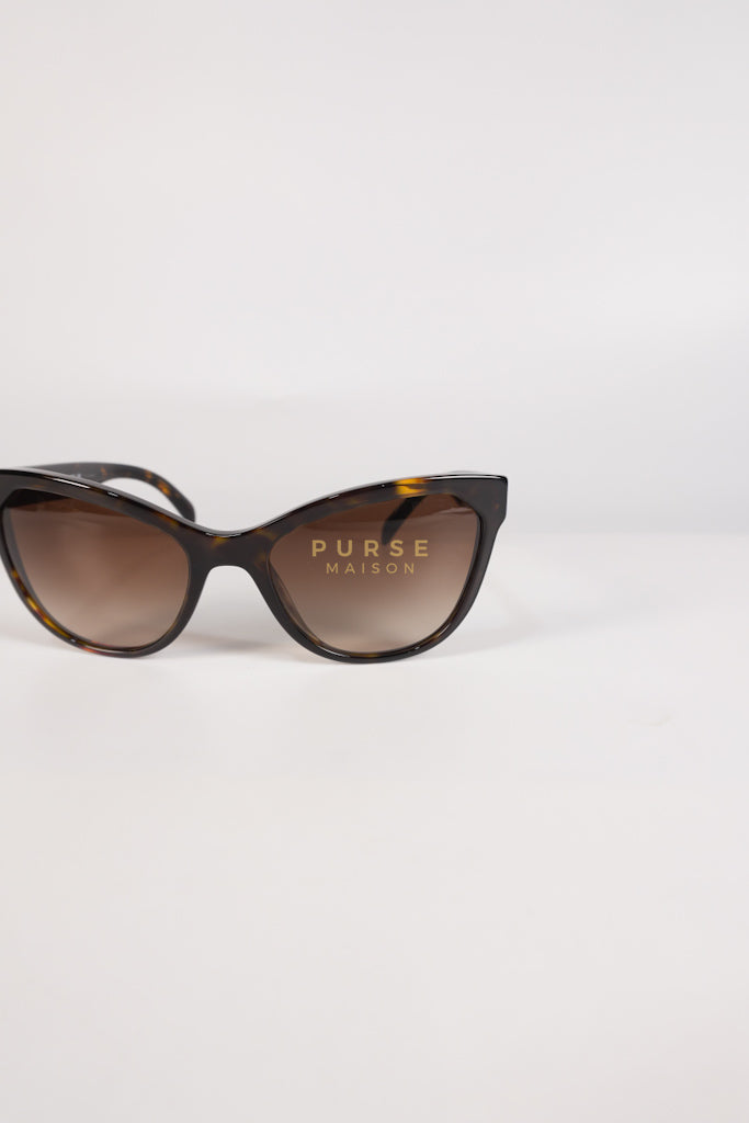 Cat Eye Sunglasses SPR 15V in Black/Brown Tortoise | Purse Maison Luxury Bags Shop