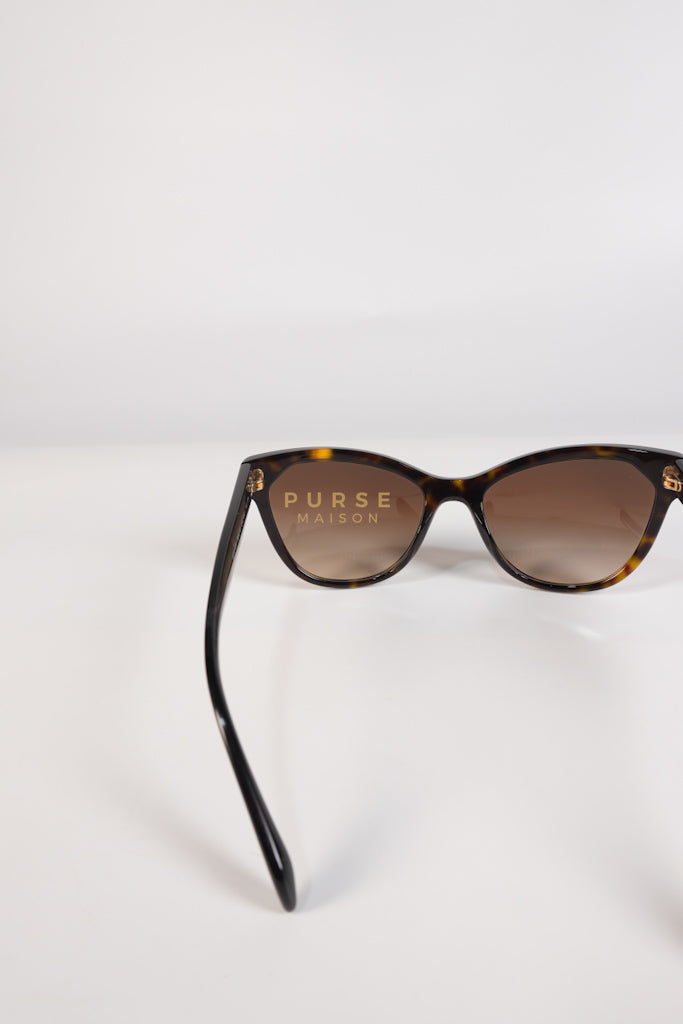 Cat Eye Sunglasses SPR 15V in Black/Brown Tortoise | Purse Maison Luxury Bags Shop