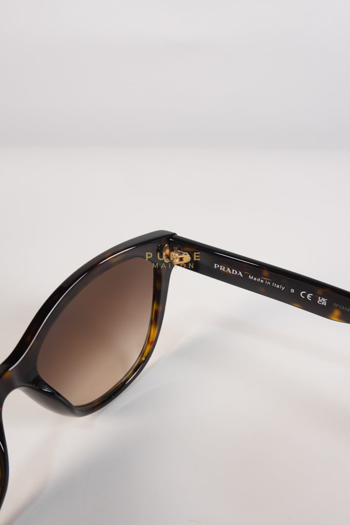 Cat Eye Sunglasses SPR 15V in Black/Brown Tortoise | Purse Maison Luxury Bags Shop