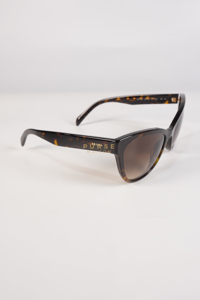 Cat Eye Sunglasses SPR 15V in Black/Brown Tortoise | Purse Maison Luxury Bags Shop