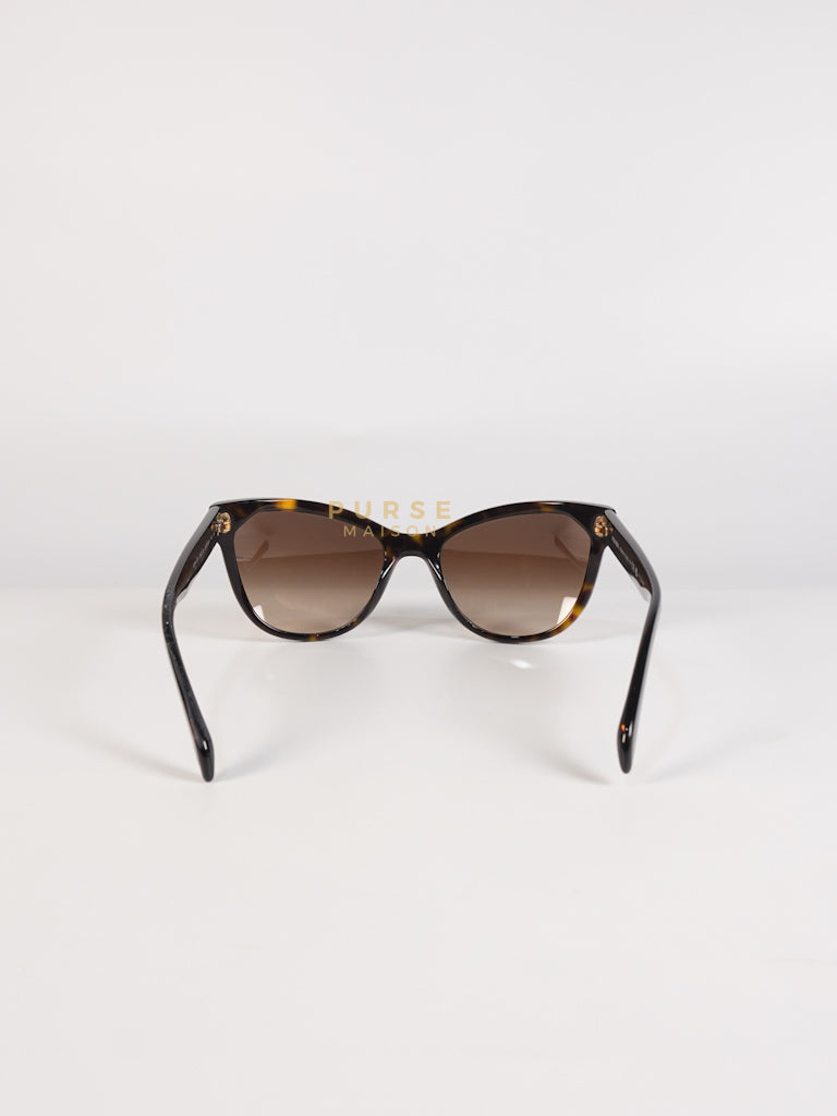 Cat Eye Sunglasses SPR 15V in Black/Brown Tortoise | Purse Maison Luxury Bags Shop