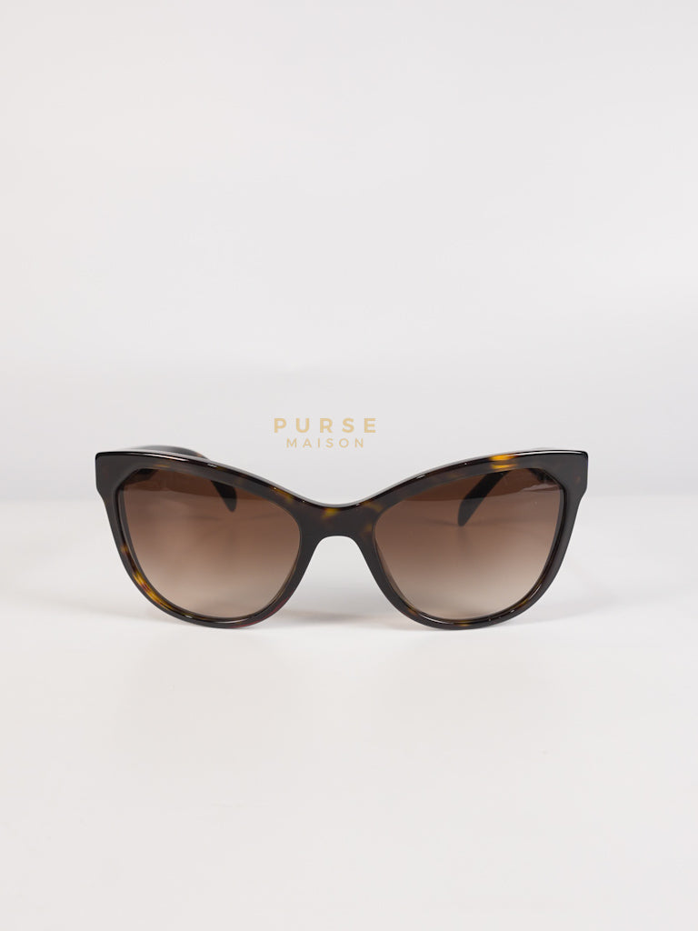 Cat Eye Sunglasses SPR 15V in Black/Brown Tortoise | Purse Maison Luxury Bags Shop