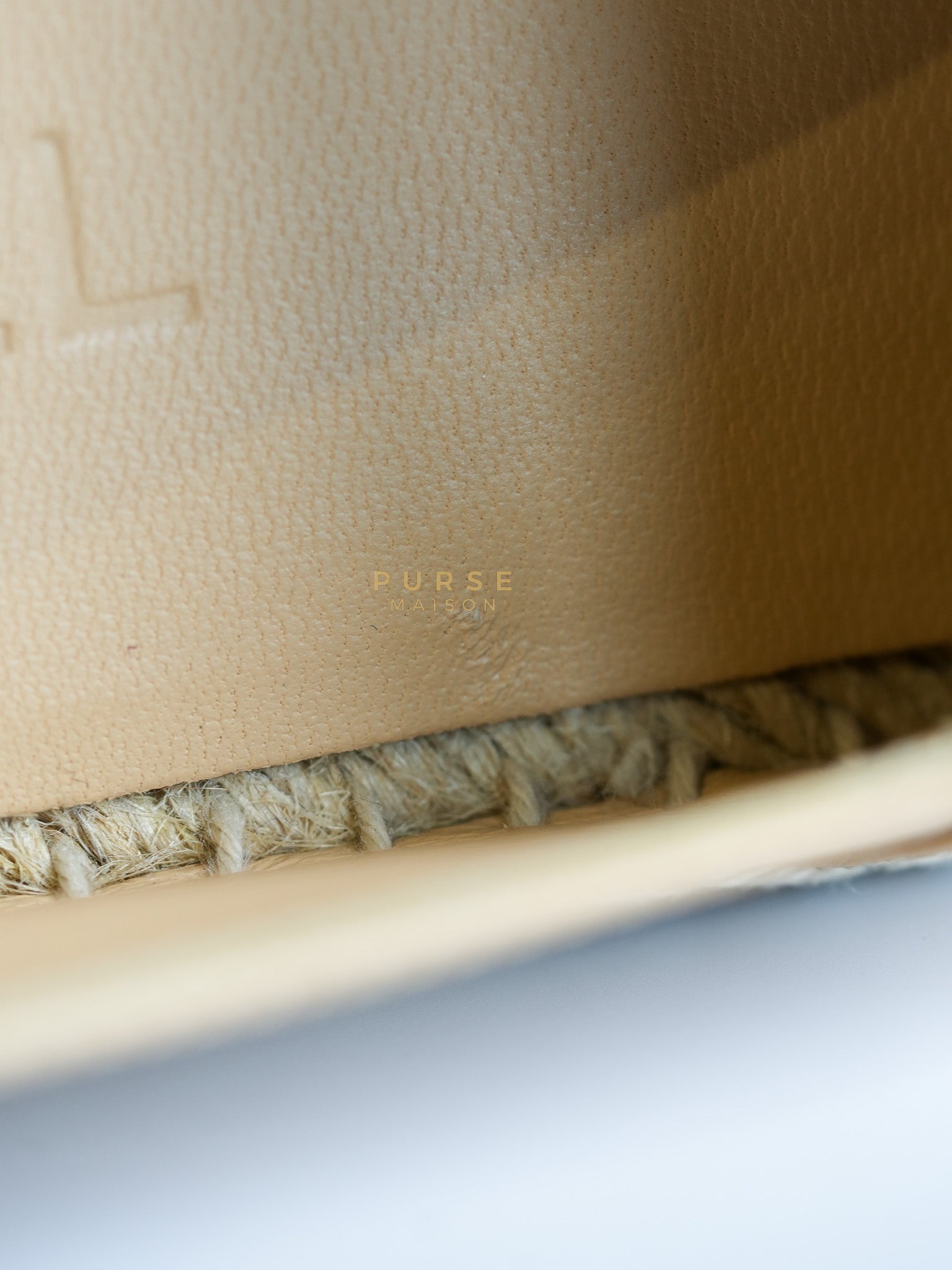 CC Espadrillles Shoes in Black & Beige Lambskin Leather Size 38 Eu (24cm) | Purse Maison Luxury Bags Shop