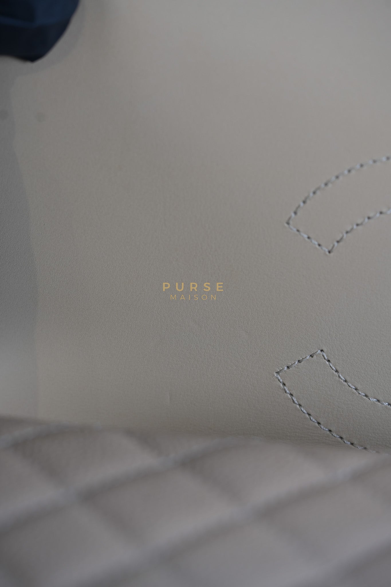 CC Filigree Flap Medium in Beige Caviar Leather Aged Gold Hardware (Series 24) | Purse Maison Luxury Bags Shop