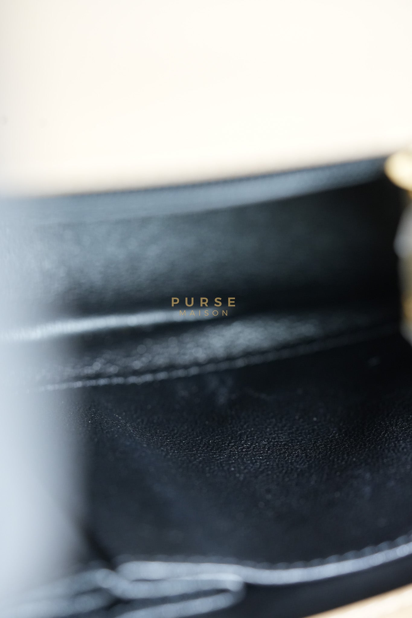 CC Filigree Flap Medium in Beige Caviar Leather Aged Gold Hardware (Series 24) | Purse Maison Luxury Bags Shop