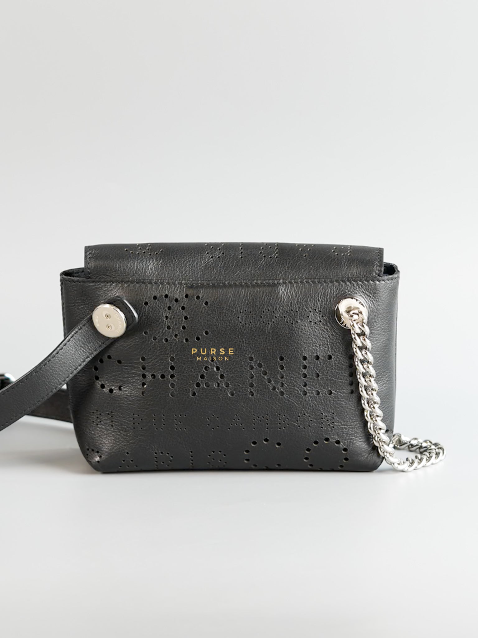 CC Logo Piercing Light Waist Bag in Calfskin Leather Series 27 | Purse Maison Luxury Bags Shop