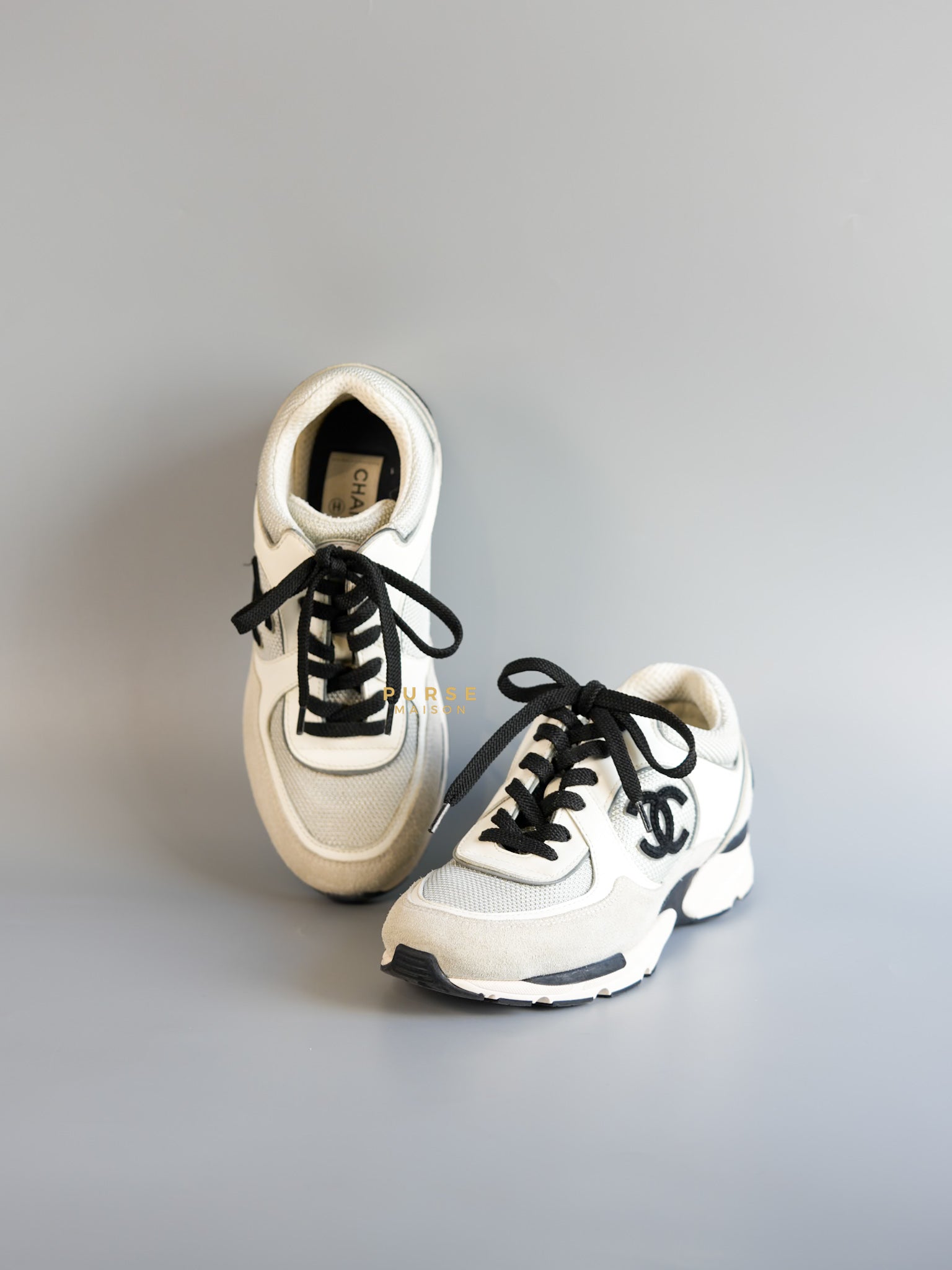 CC Logo Sneakers Size 35.5 EU (21.5 cm) | Purse Maison Luxury Bags Shop