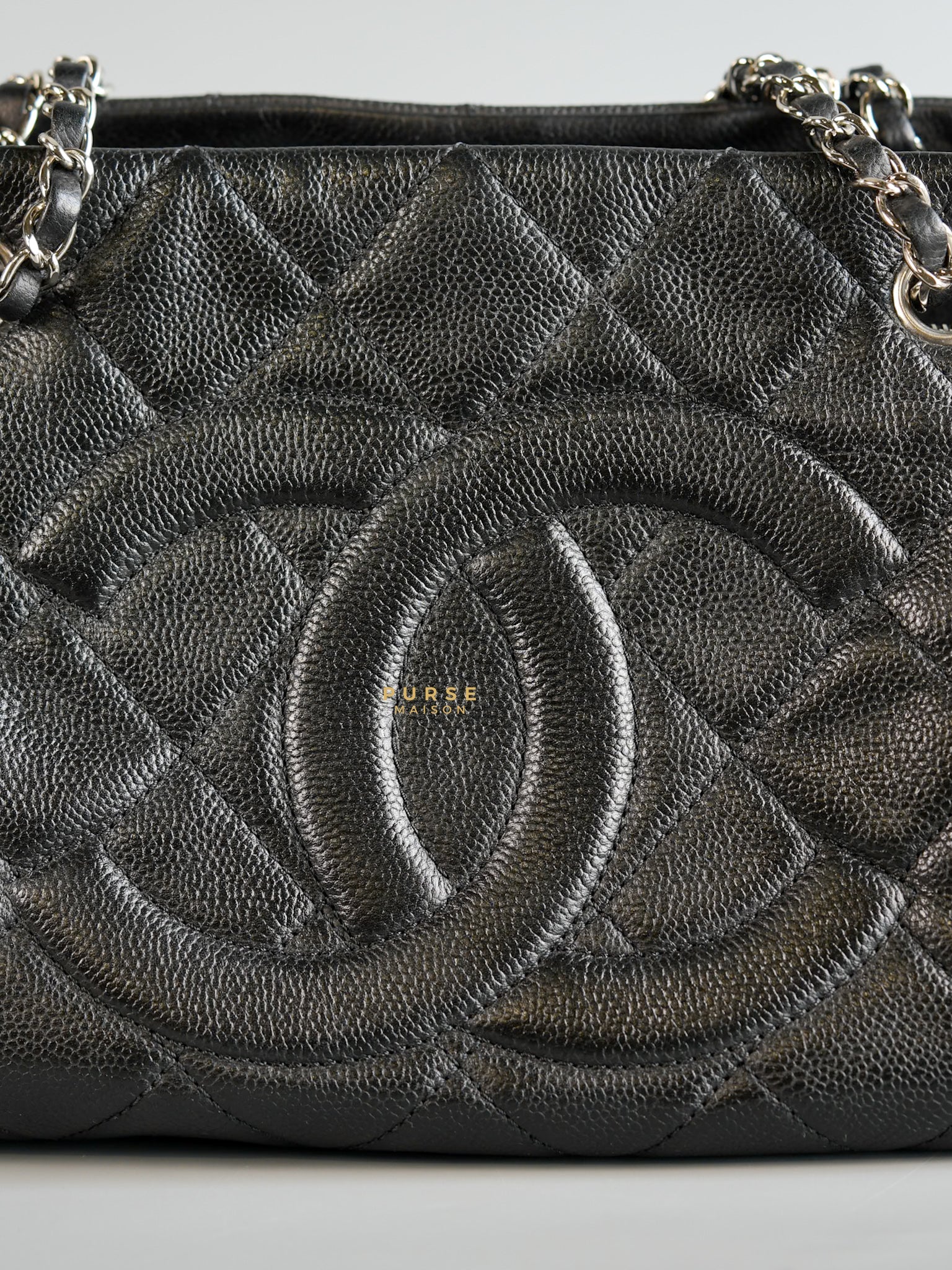 CC Timeless Soft Quilted Caviar Black Tote Bag Series 14 | Purse Maison Luxury Bags Shop