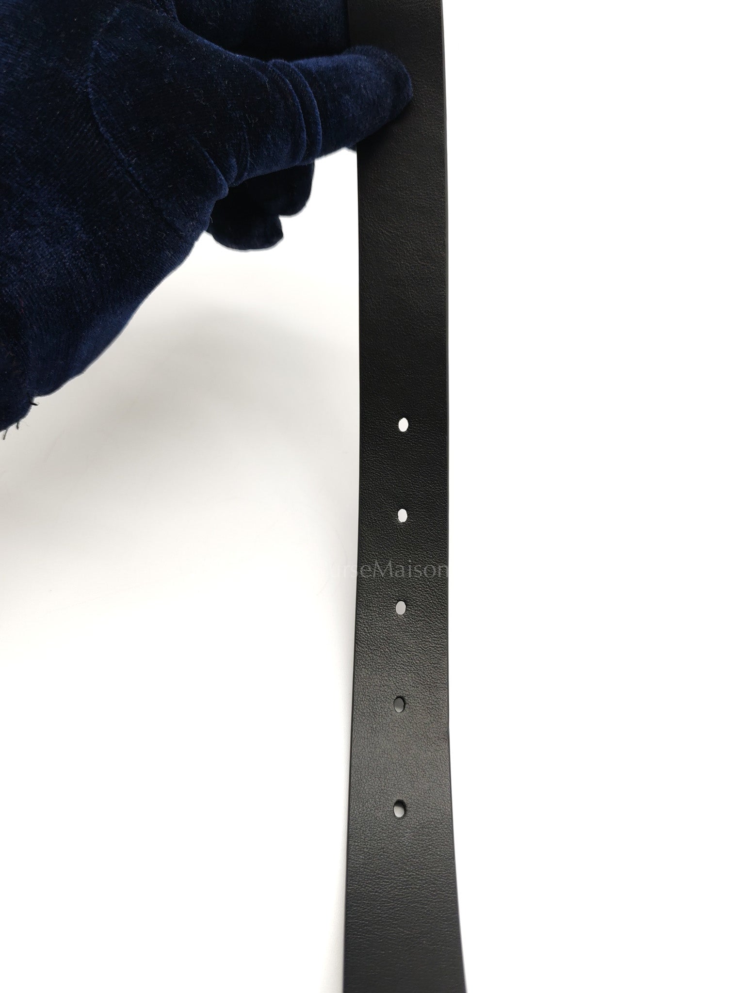 CD Cut Logo Buckle Belt Black Leather 80cm | Purse Maison Luxury Bags Shop