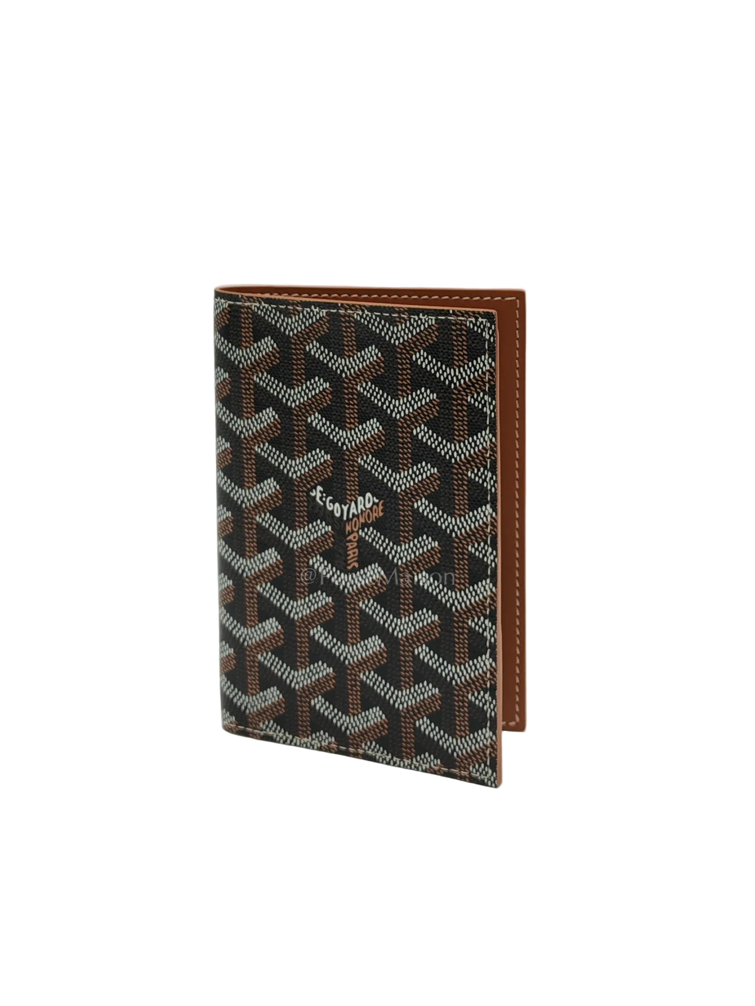 Goyard Passport Holder in Tan Goyadine Canvas
