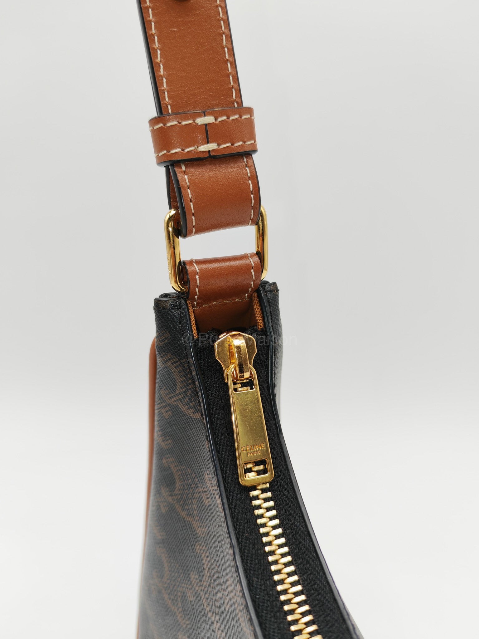 Celine Ava in Monogram Canvas Shoulder Bag | Purse Maison Luxury Bags Shop