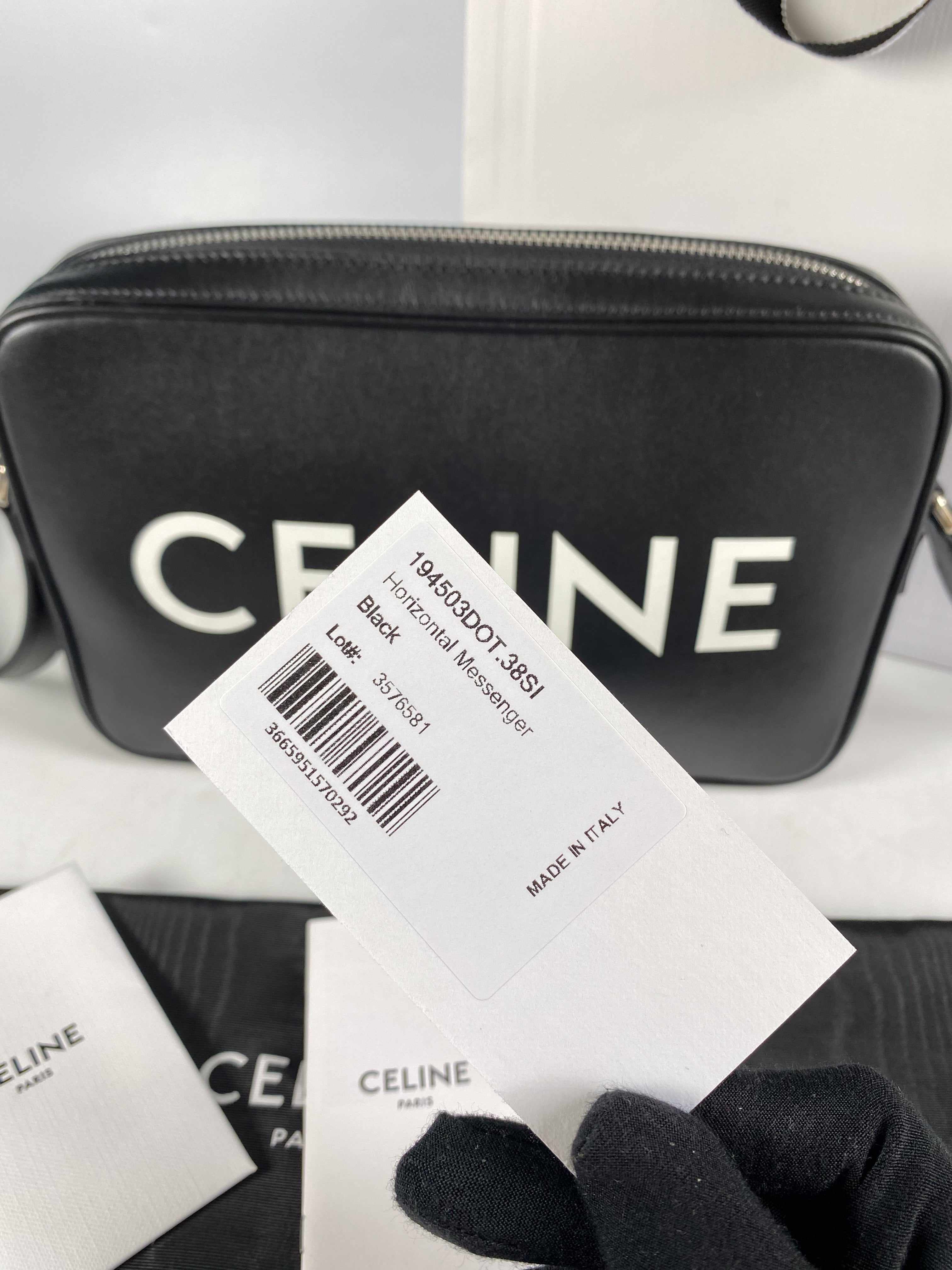 Celine on sale bag logo