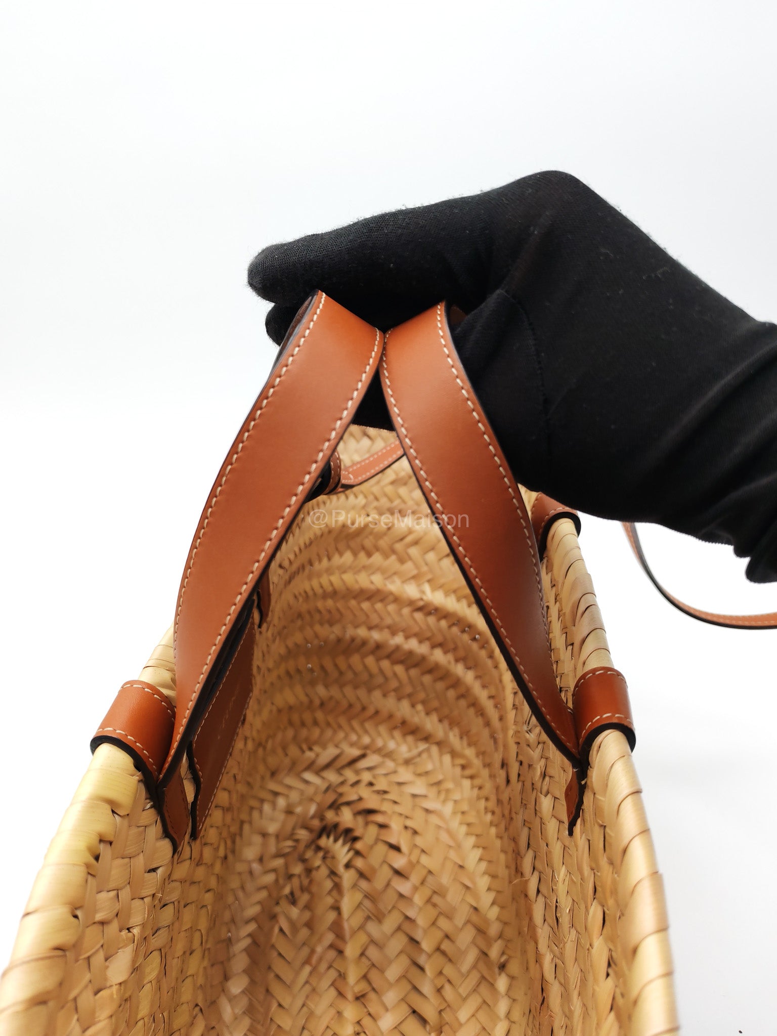 Celine Teen Classic Panier Raffia Woven Tote Bag | Purse Maison Luxury Bags Shop