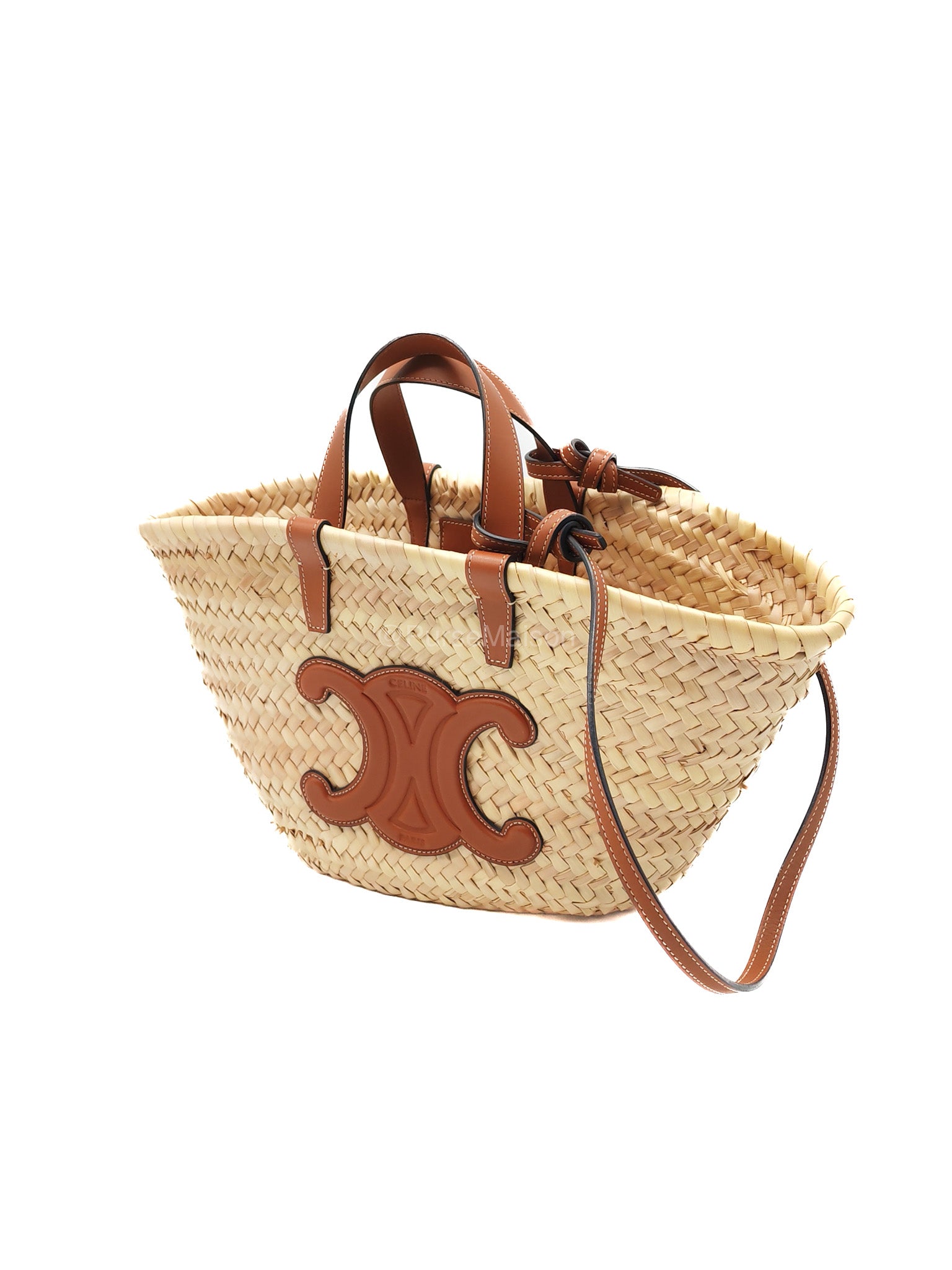 Celine Teen Classic Panier Raffia Woven Tote Bag | Purse Maison Luxury Bags Shop