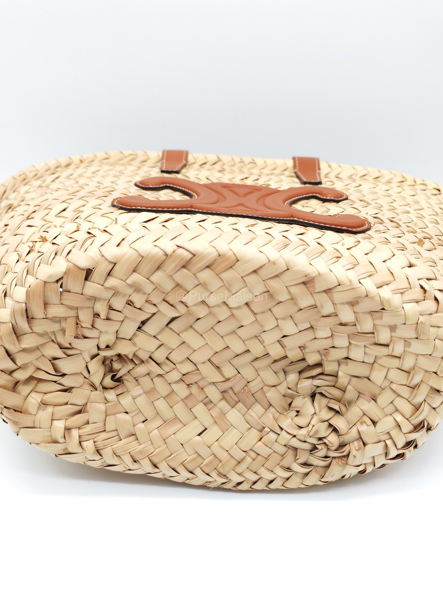 Celine Teen Classic Panier Raffia Woven Tote Bag | Purse Maison Luxury Bags Shop
