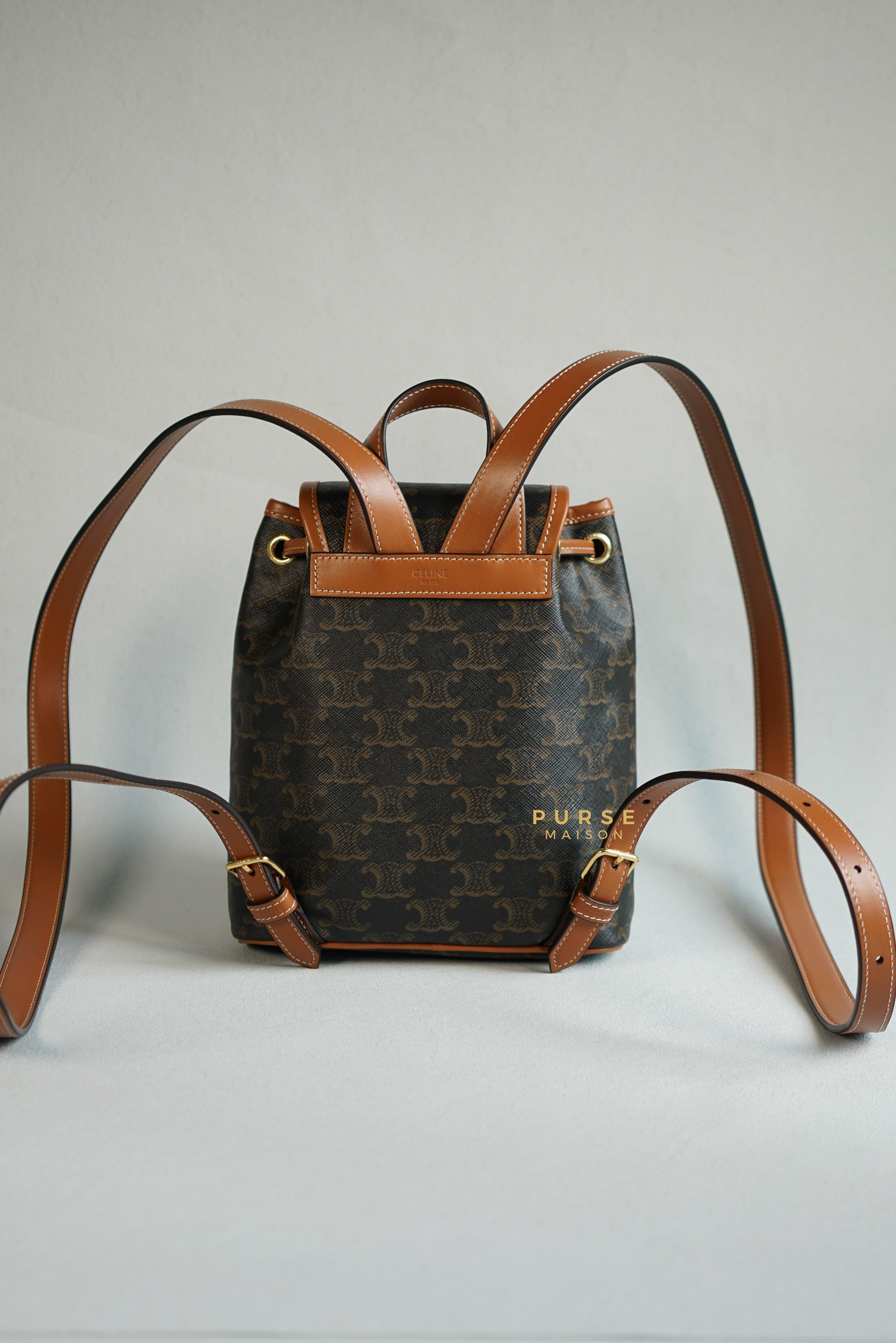 Folco backpack Celine Brown in Polyester - 31266964