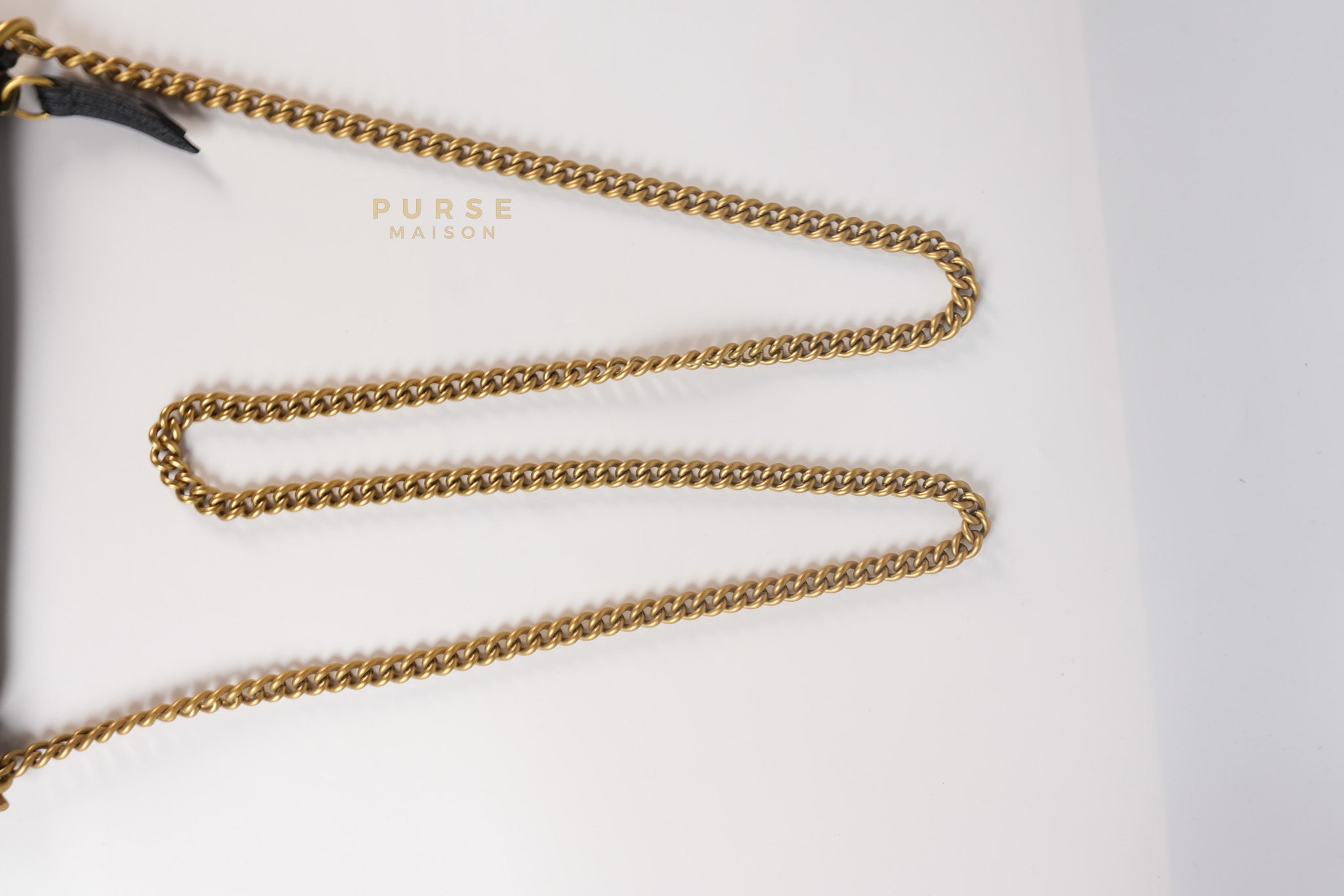 Cellarius in Black Grained Calfskin Leather Chain Pouch | Purse Maison Luxury Bags Shop