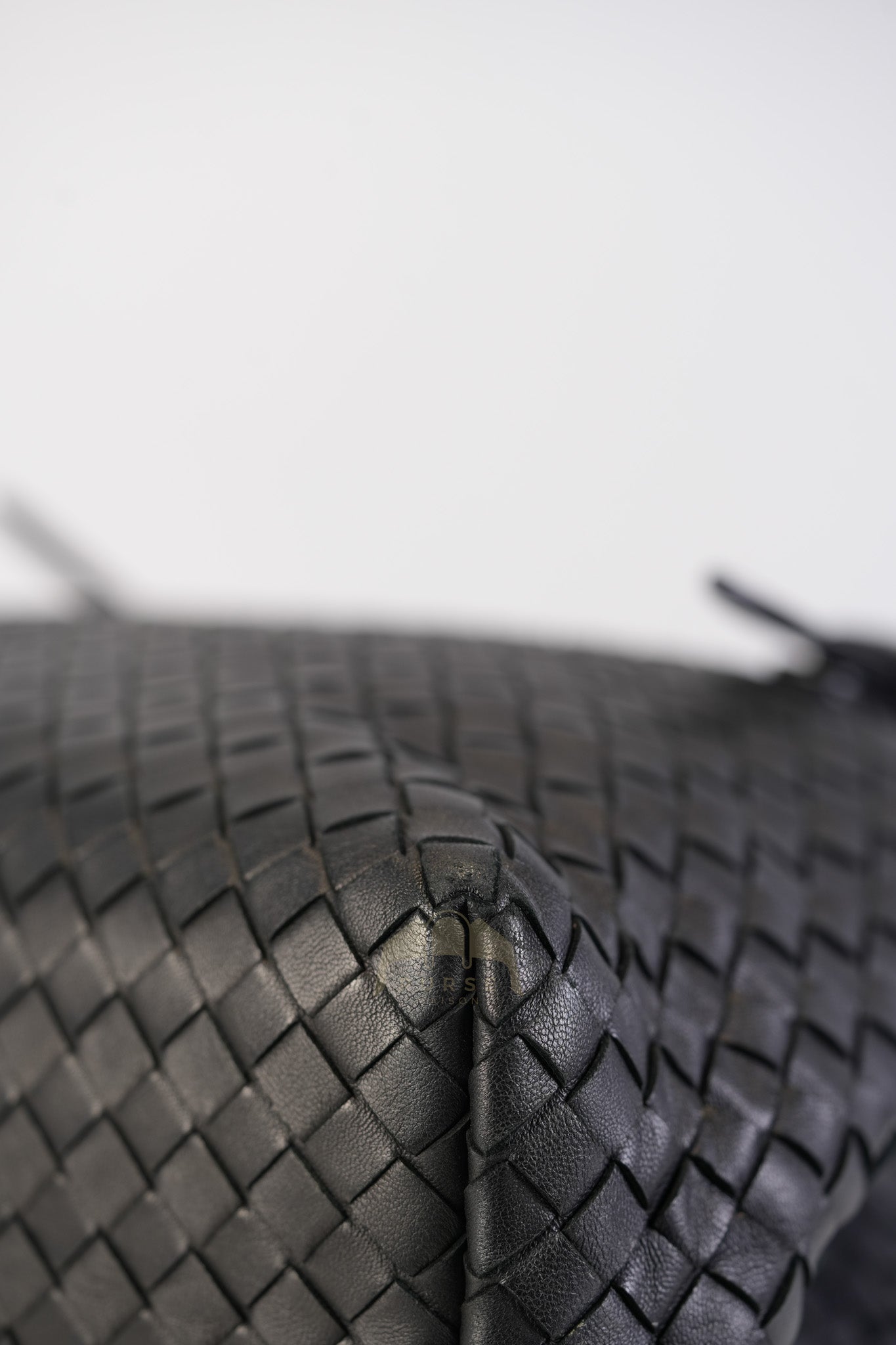 Cesta Small Nappa Intrecciato Black Leather Tote Bag | Purse Maison Luxury Bags Shop