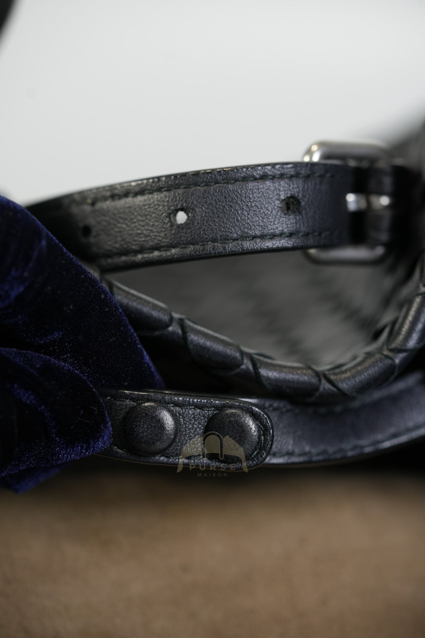 Cesta Small Nappa Intrecciato Black Leather Tote Bag | Purse Maison Luxury Bags Shop