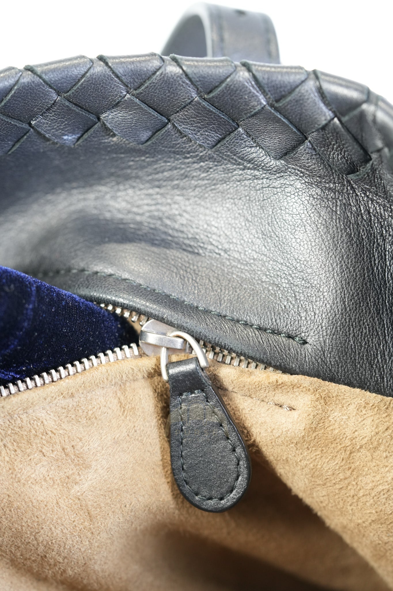 Cesta Small Nappa Intrecciato Black Leather Tote Bag | Purse Maison Luxury Bags Shop