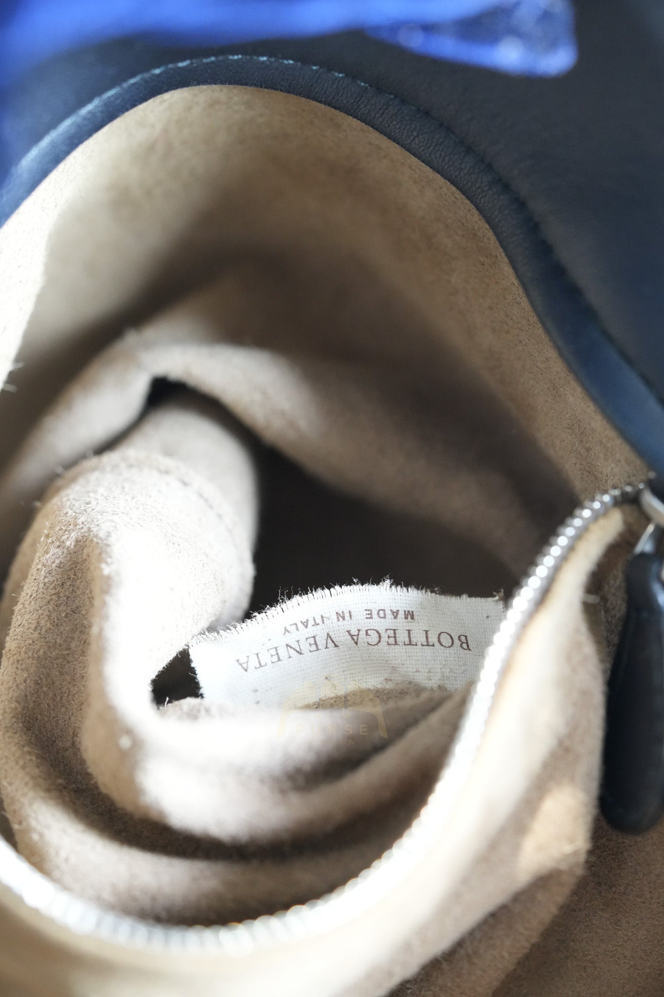 Cesta Small Nappa Intrecciato Black Leather Tote Bag | Purse Maison Luxury Bags Shop