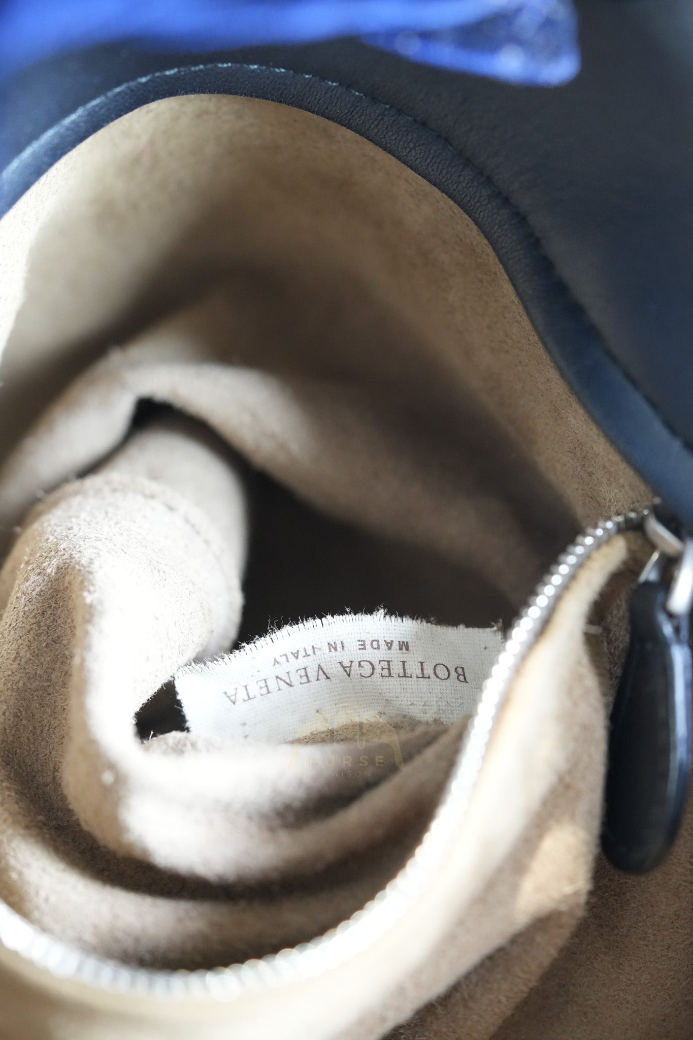 Cesta Small Nappa Intrecciato Black Leather Tote Bag | Purse Maison Luxury Bags Shop