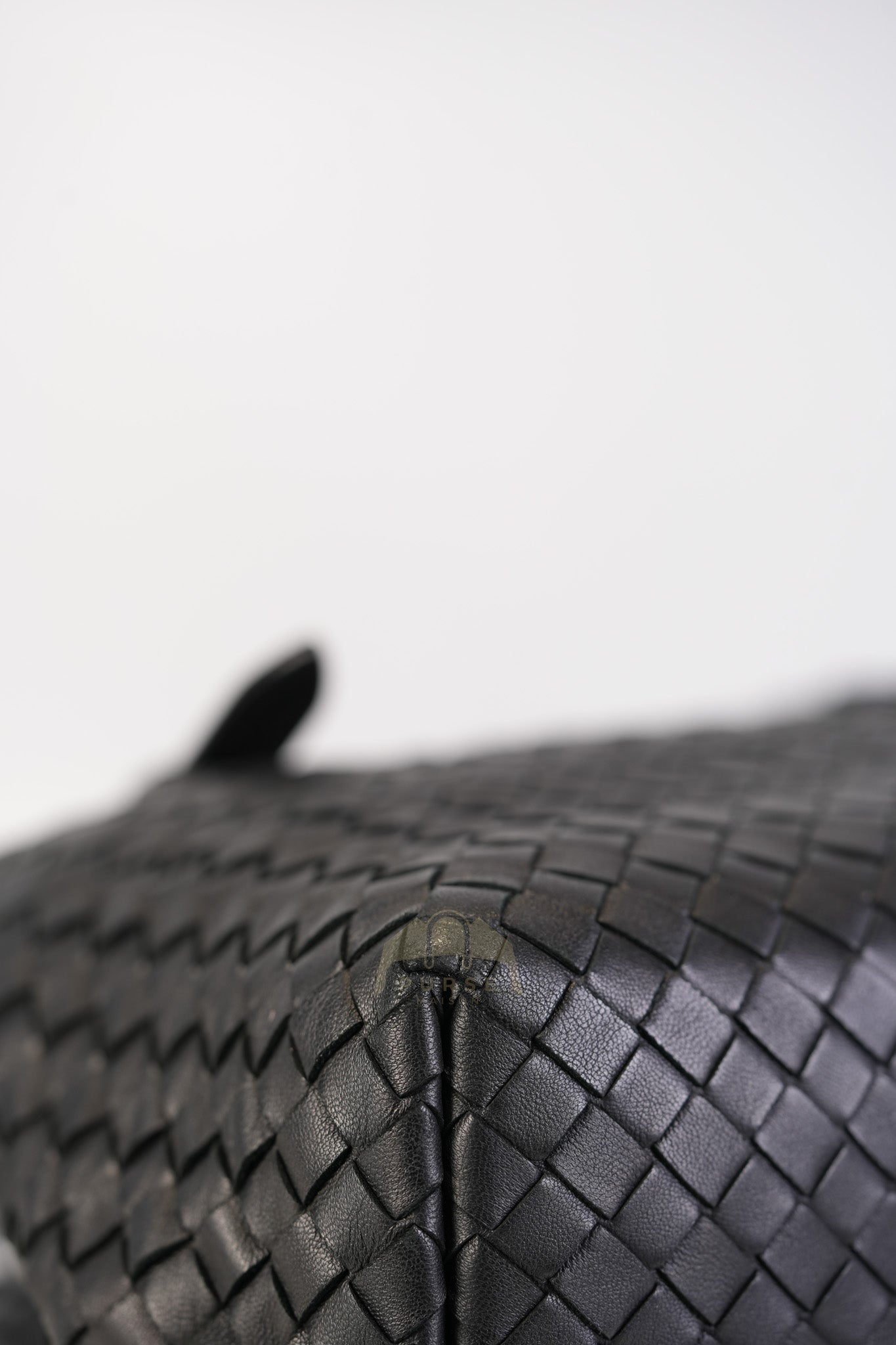 Cesta Small Nappa Intrecciato Black Leather Tote Bag | Purse Maison Luxury Bags Shop