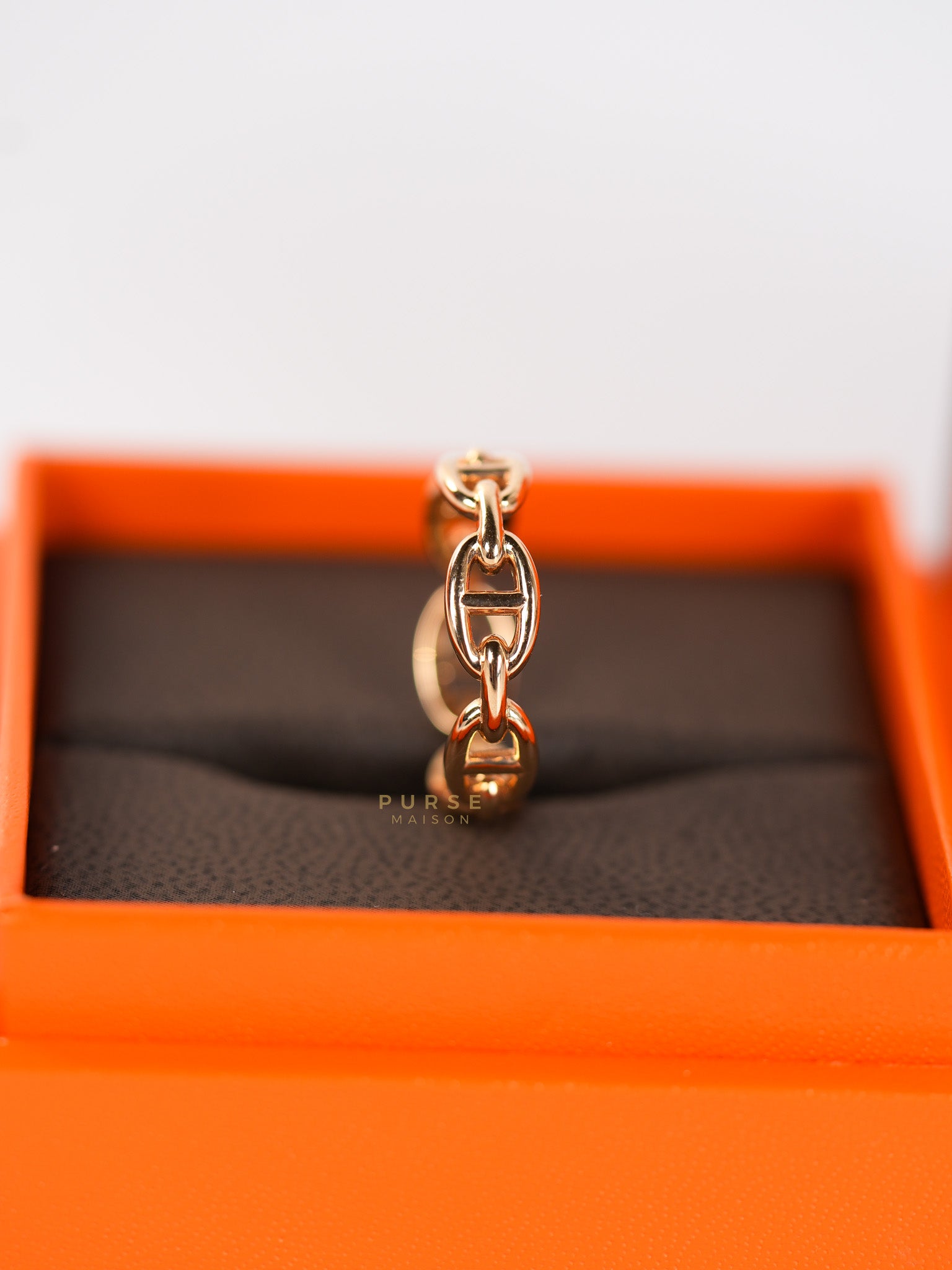 Chaine D' Ancre Enchained Rose Gold Ring | Purse Maison Luxury Bags Shop