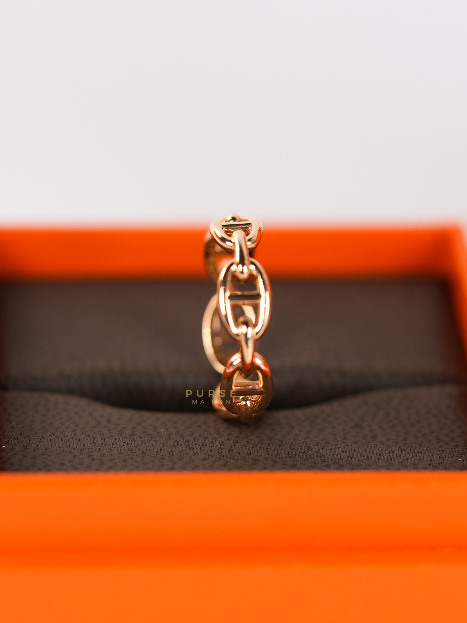 Chaine D' Ancre Enchained Rose Gold Ring | Purse Maison Luxury Bags Shop