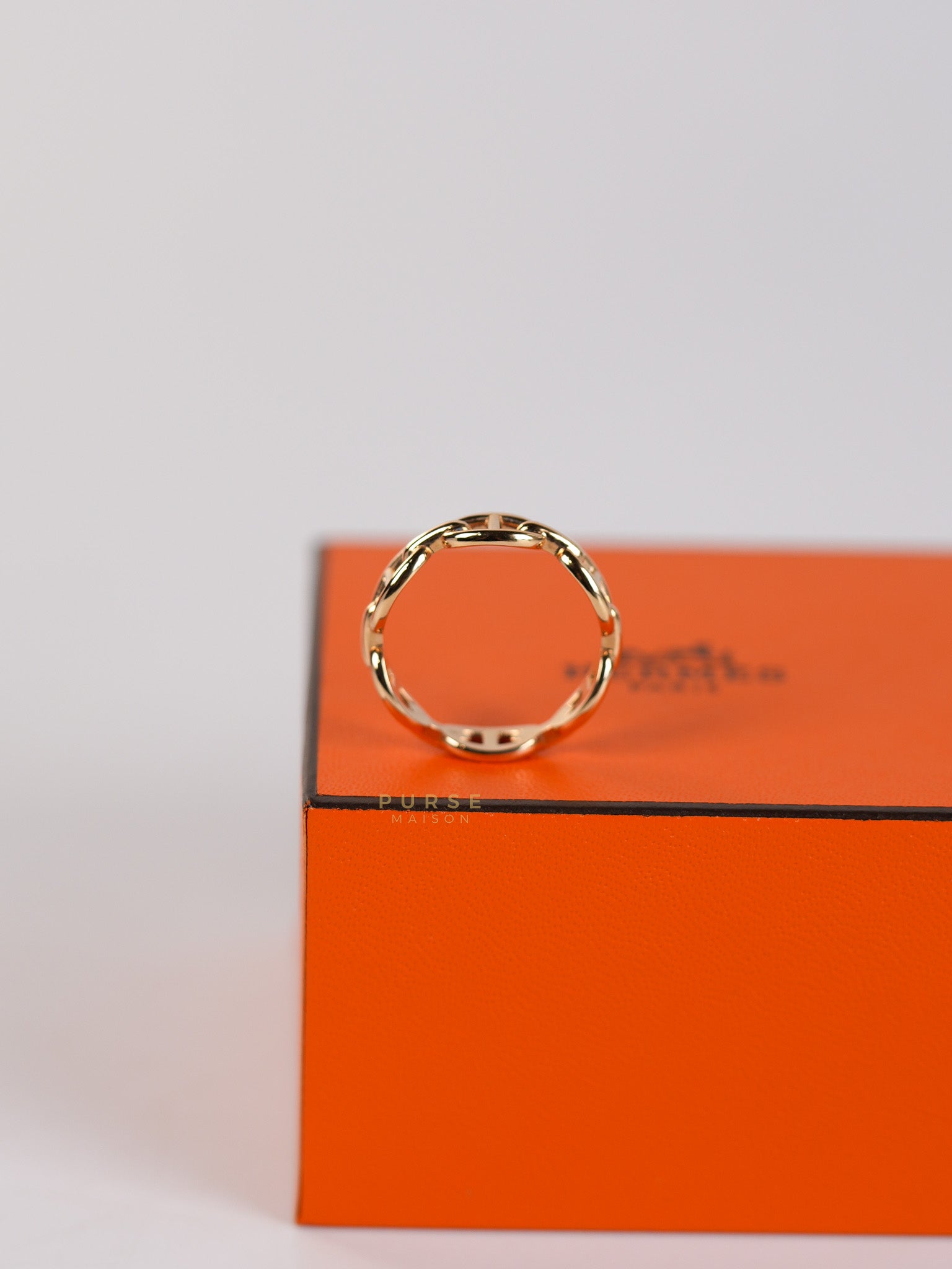 Chaine D' Ancre Enchained Rose Gold Ring | Purse Maison Luxury Bags Shop