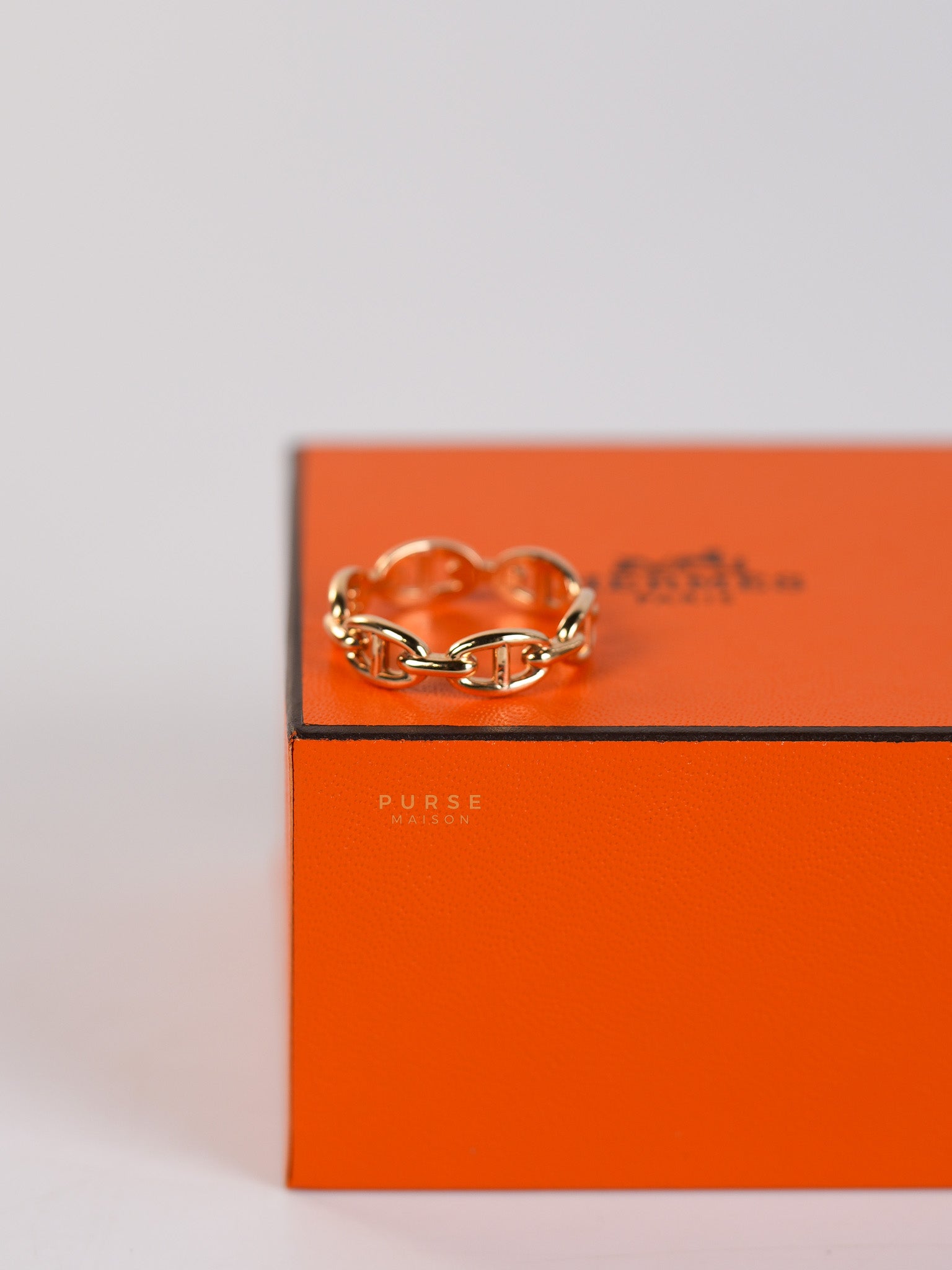 Chaine D' Ancre Enchained Rose Gold Ring | Purse Maison Luxury Bags Shop