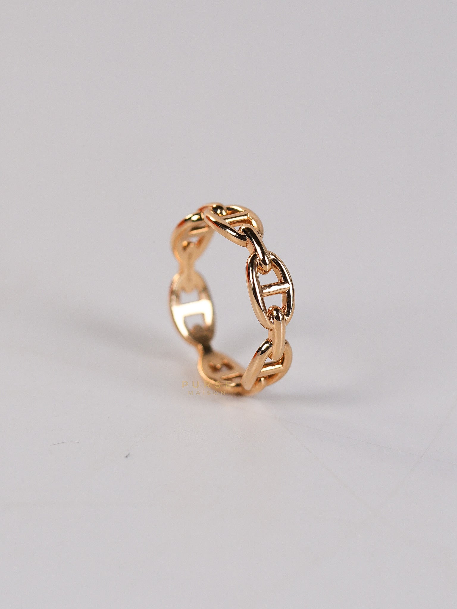 Chaine D' Ancre Enchained Rose Gold Ring | Purse Maison Luxury Bags Shop
