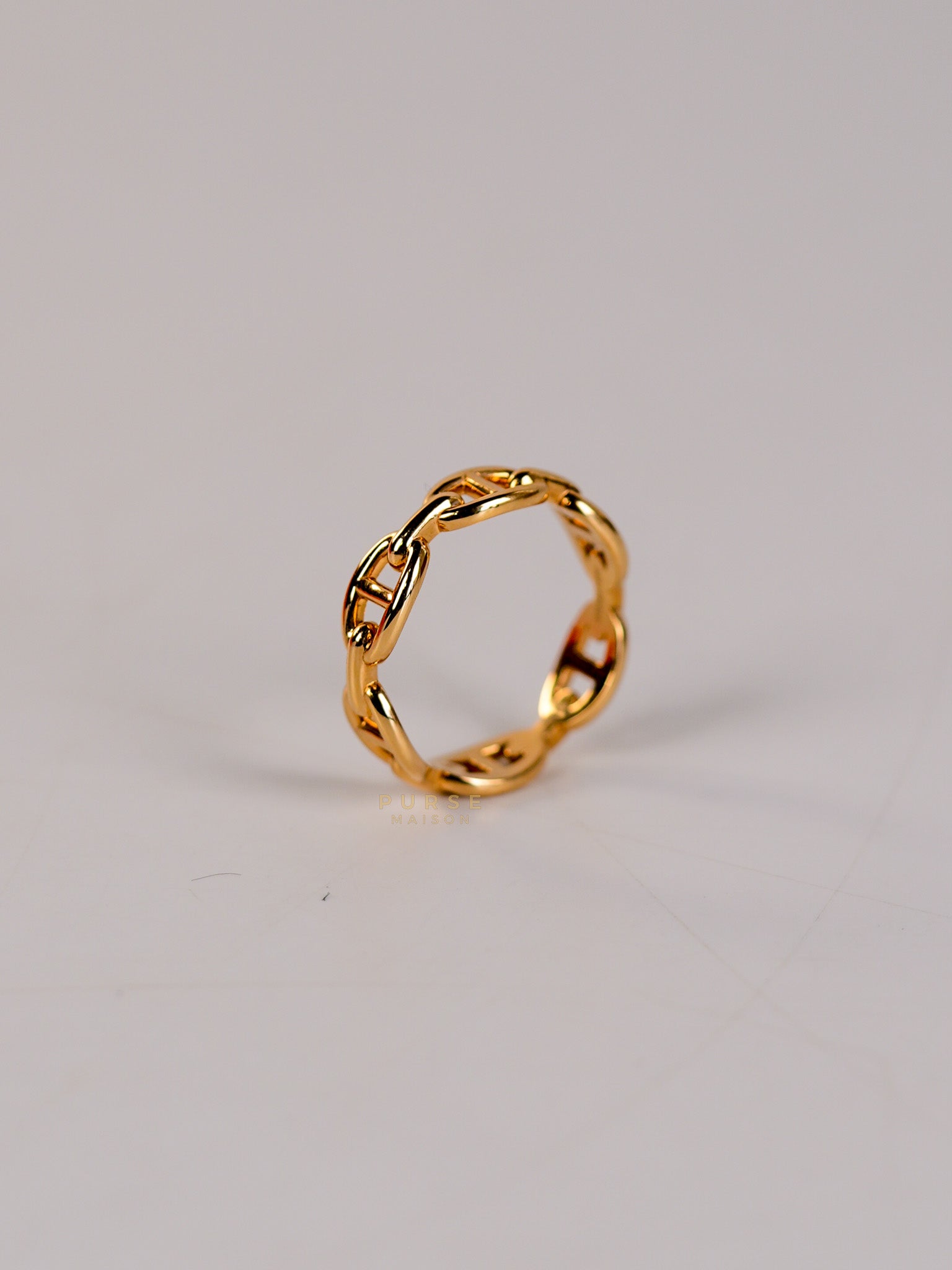 Chaine D' Ancre Enchained Rose Gold Ring | Purse Maison Luxury Bags Shop