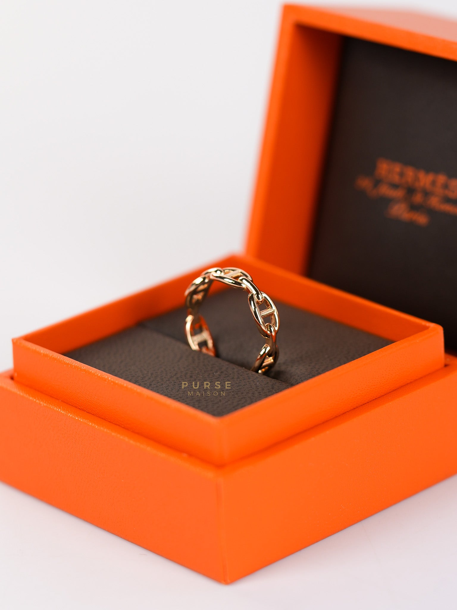 Chaine D' Ancre Enchained Rose Gold Ring | Purse Maison Luxury Bags Shop
