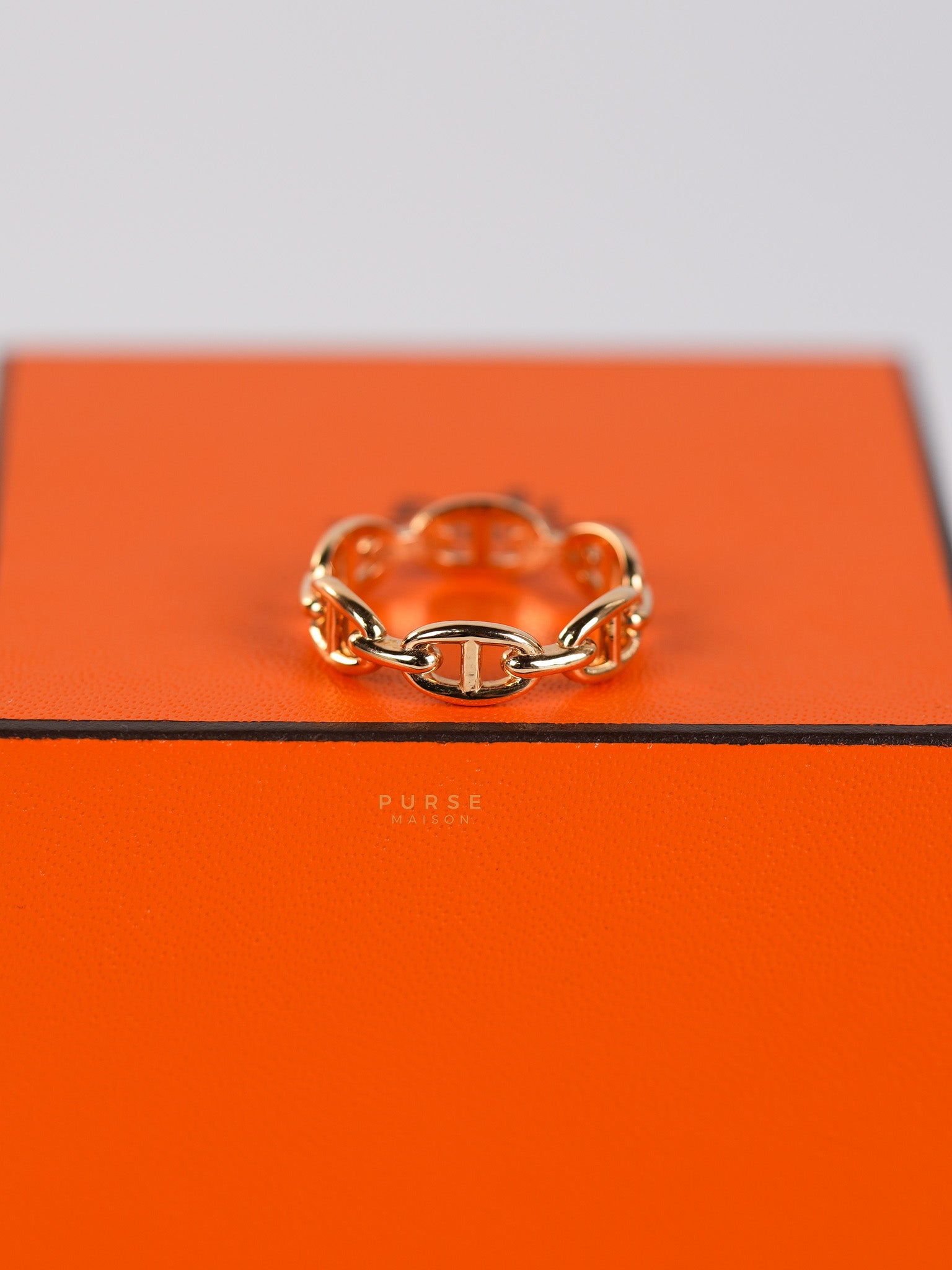 Chaine D' Ancre Enchained Rose Gold Ring | Purse Maison Luxury Bags Shop