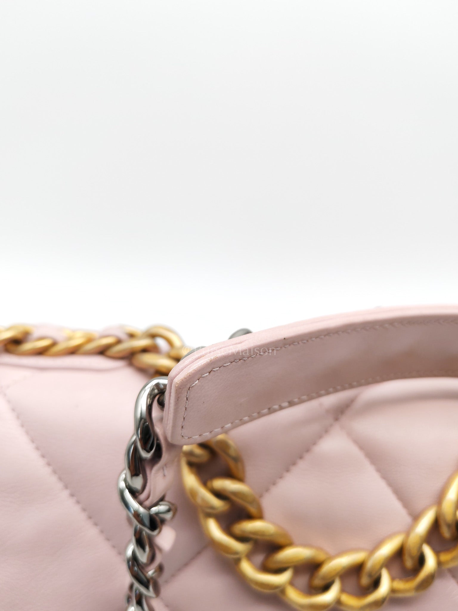 Chanel 19 Small in Light Pink Quilted Lambskin Leather and Mixed Hardware Series 31 | Purse Maison Luxury Bags Shop