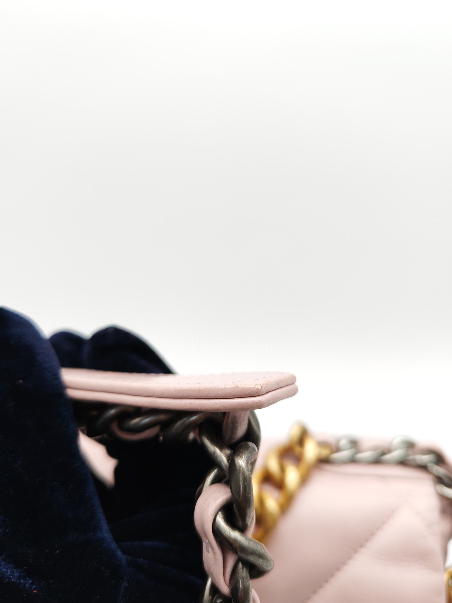 Chanel 19 Small in Light Pink Quilted Lambskin Leather and Mixed Hardware Series 31 | Purse Maison Luxury Bags Shop