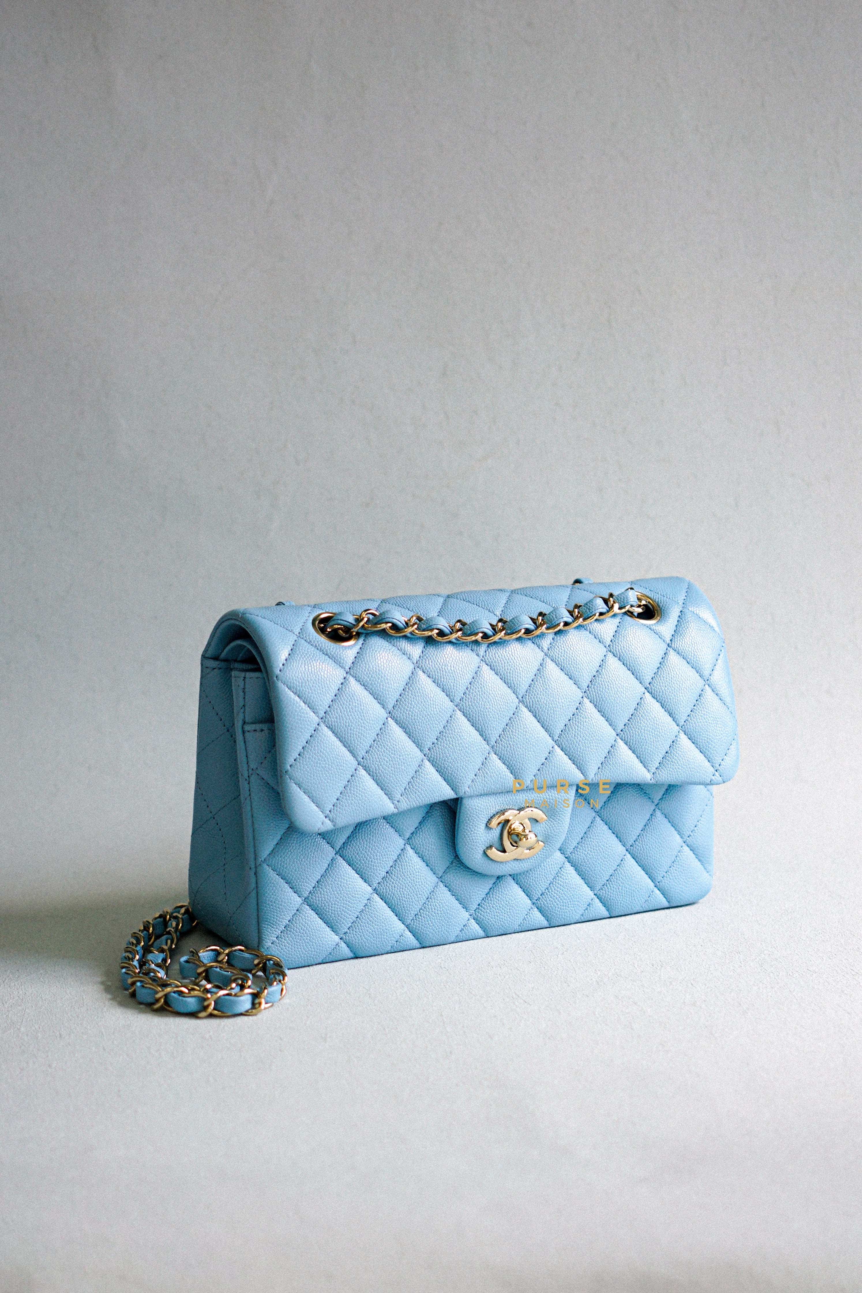 Light blue 2024 chanel bag